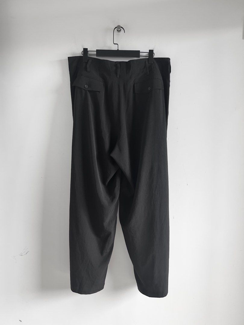 Yohji Yamamoto Yohji Yamamoto Pour Homme - Wool Gabardine SIDE TAPED PANTS Size US 30 / EU 46 - 10 Thumbnail