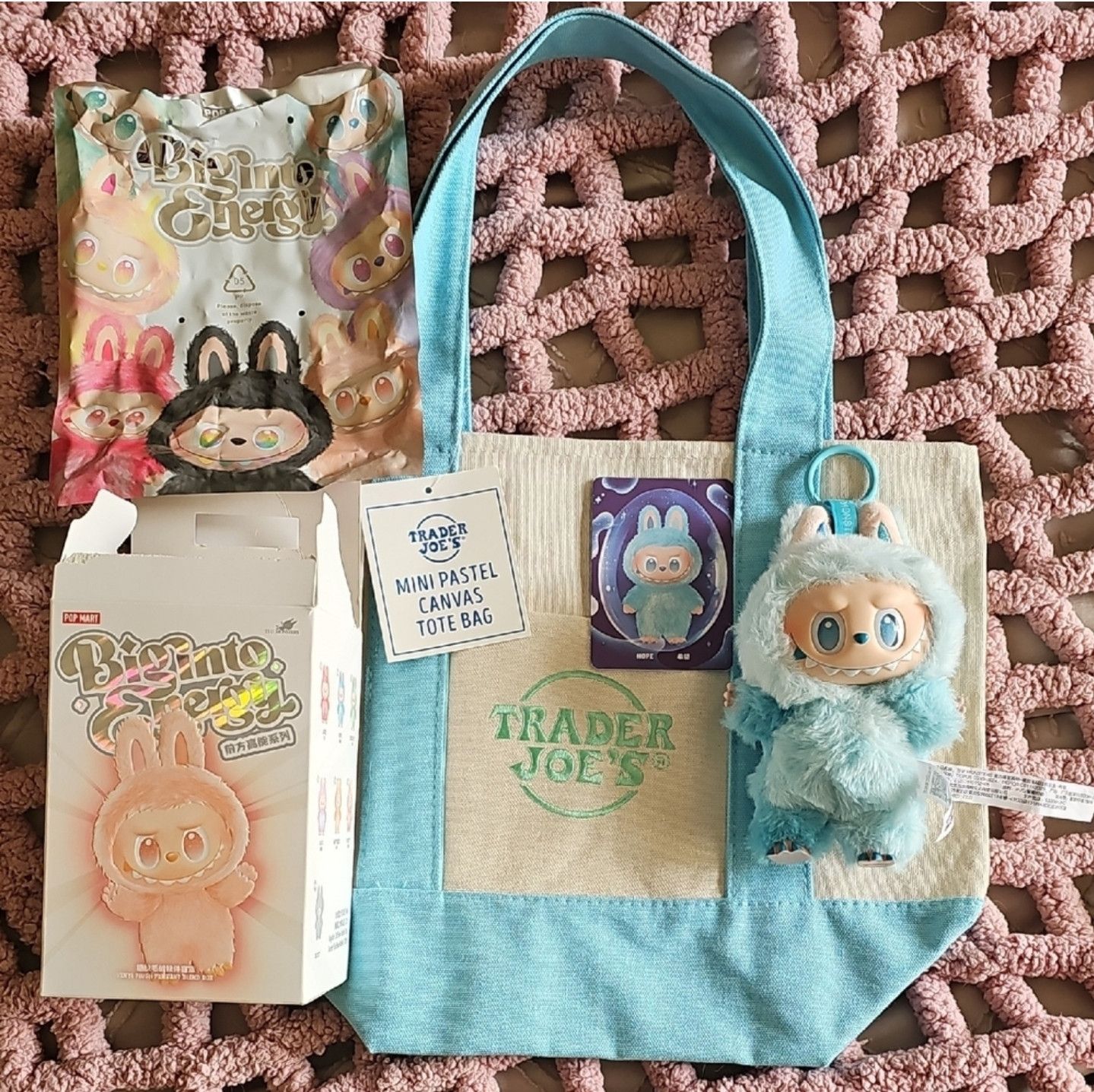 Other Trader Joe's Tote Bag With Big Energy Labubu Size ONE SIZE - 1 Thumbnail