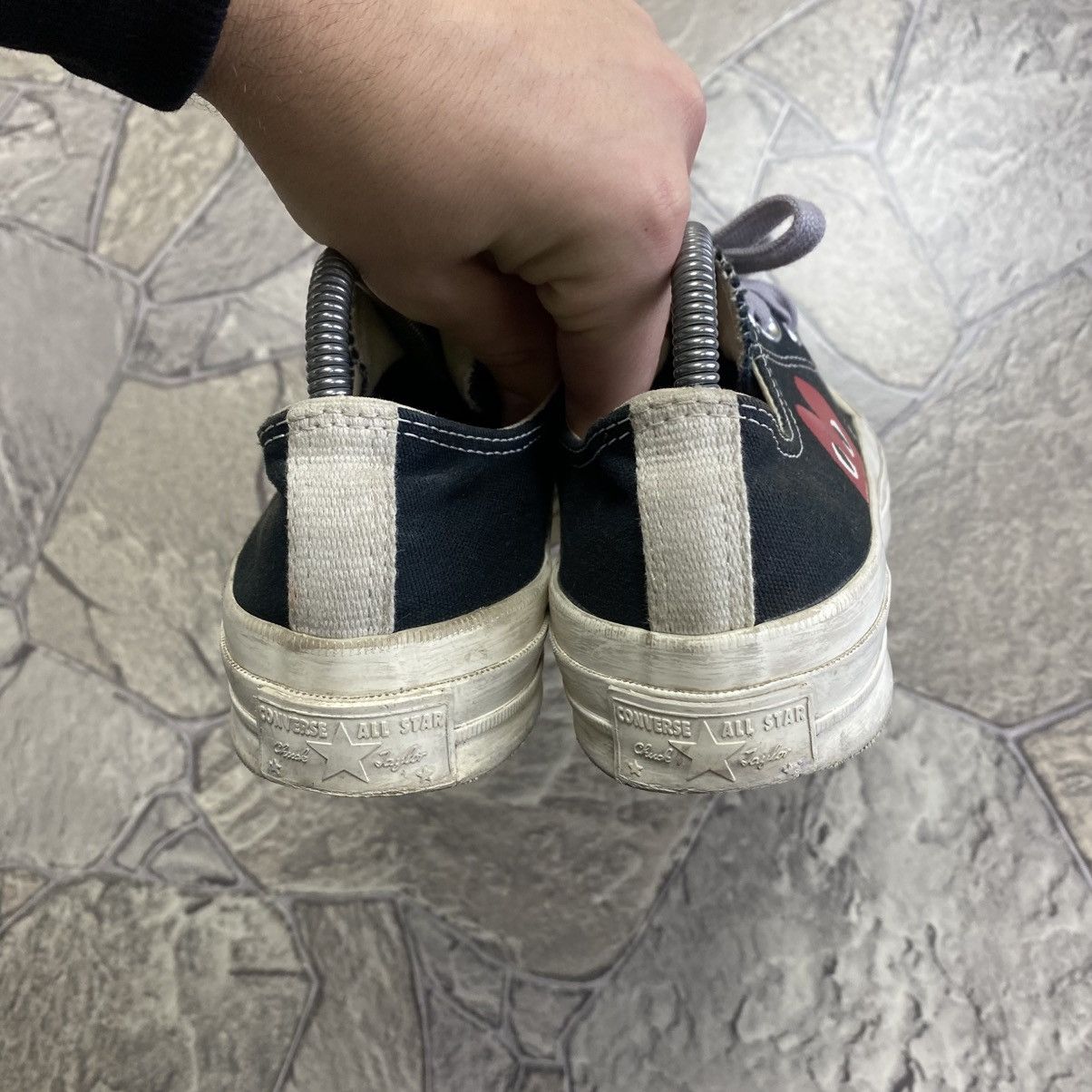 Comme des Garcons Comme des Garcons Play Converse Low Top Shoes Size US 6 / EU 39 - 8 Thumbnail
