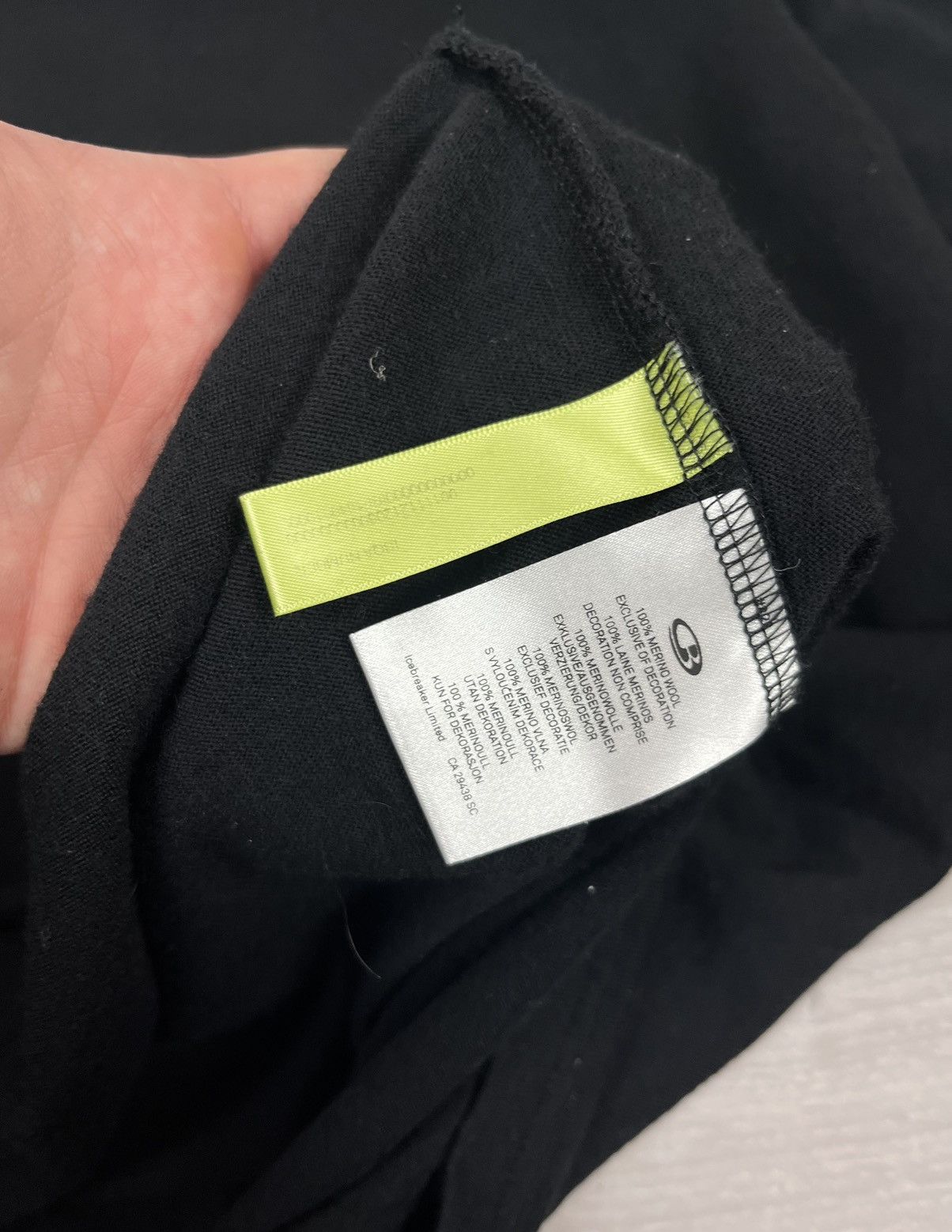 Icebreaker Icebreaker Bodyfit 260 Merino Wool Black Crew Neck Sweater Size US L / EU 52-54 / 3 - 10 Thumbnail