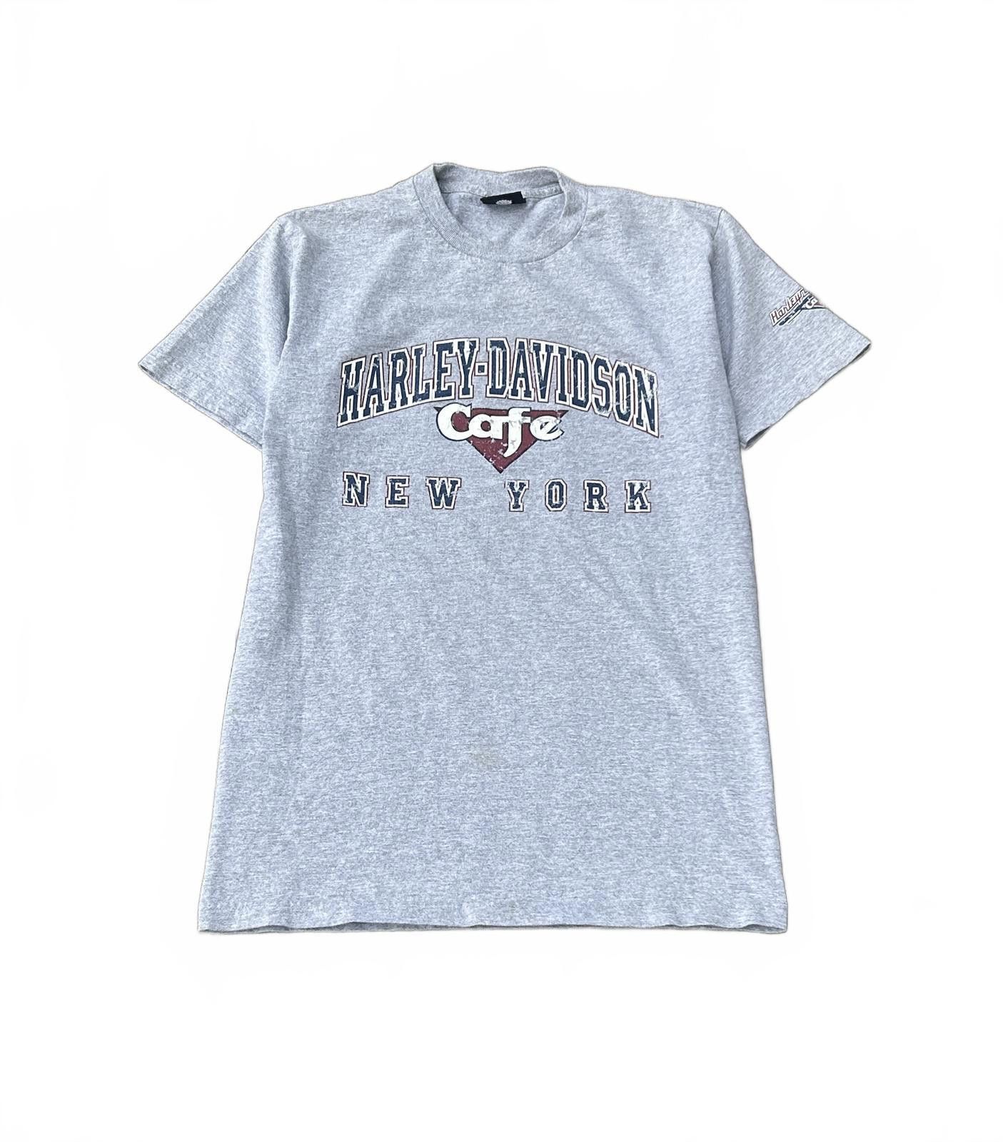 Harley-Davidson New York Cafe Tシャツ HARLEY DAVIDSON NEW YORK CAFE BIKE VINTAGE XL BLACK T-SHIRT