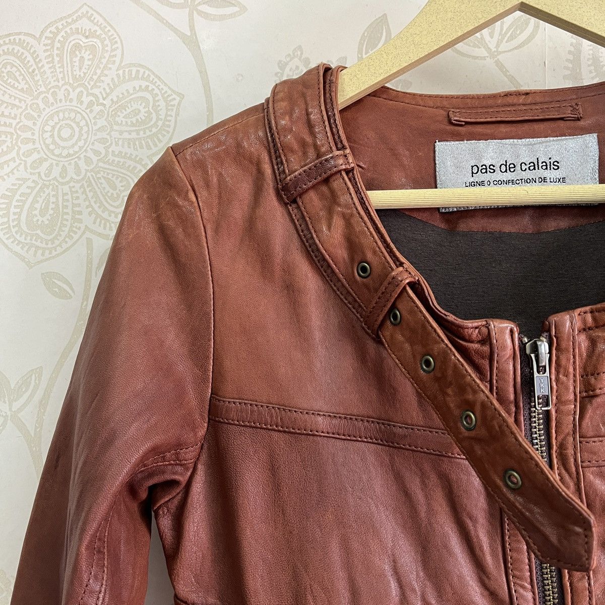 Pas de Calais × Seditionaries Bondage Pas De Calais Sheepskin Leather Jacket Size 38 Size XS / US 0-2 / IT 36-38 - 7 Thumbnail