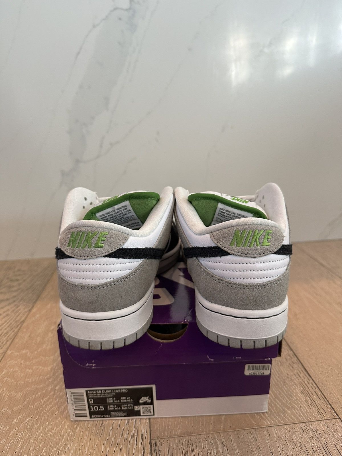 Nike SB Nike SB Dunk Low Chlorophyll Size US 9 / EU 42 - 3 Thumbnail