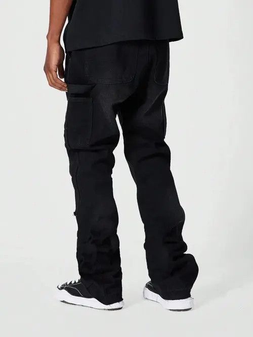 Japanese Brand Yuriko x Ayako Stacked Workwear Skinny Jeans Size US 32 / EU 48 - 7 Thumbnail