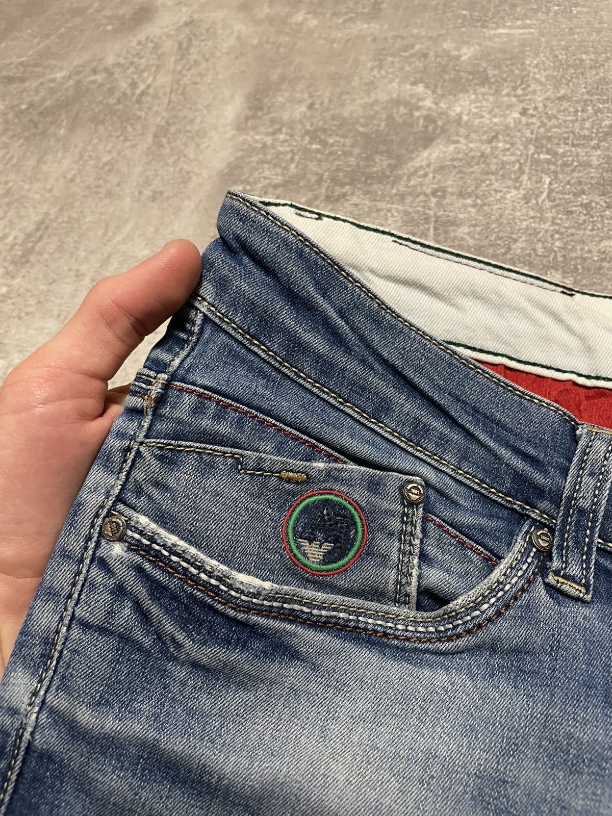 Armani × Vintage Vintage Armani Jeans Denim 33 Size Size US 33 - 19 Thumbnail