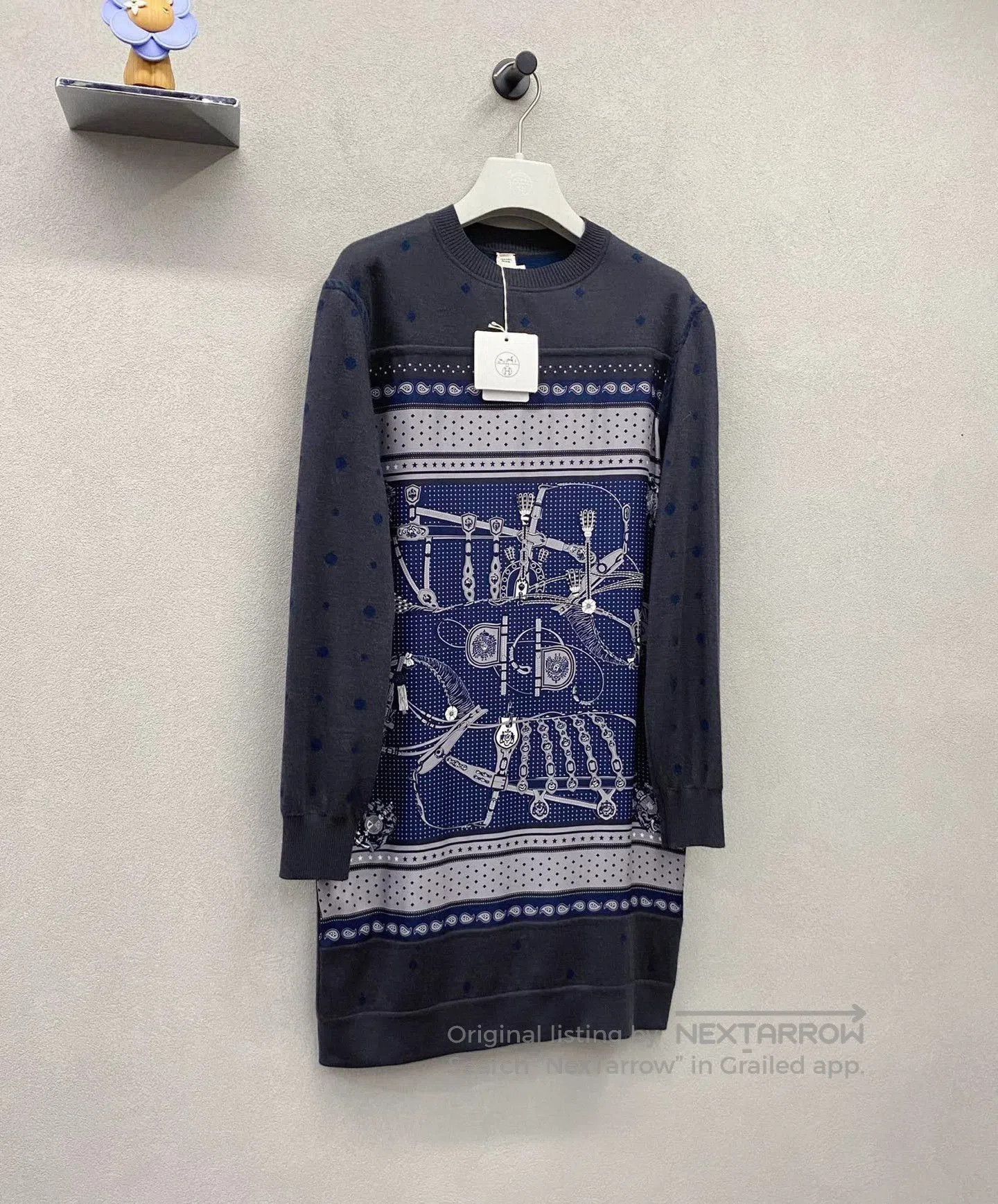 Hermes Hermes Harnais de Cour Bandana Sweater. Size M / US 6-8 / IT 42-44 - 4 Thumbnail