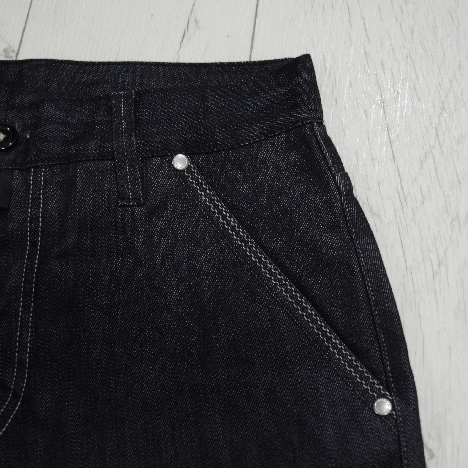 Other HIGH USE Y2K Jeans size S Trousers Gray Black Slim Italy Size 27" / US 4 / IT 40 - 4 Thumbnail