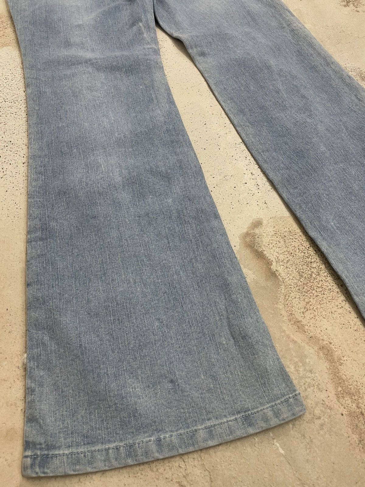 Other JB Tornado Mart Lace Style Stretch Denim Pants Size 25" / US 0 / IT 36 - 16 Thumbnail