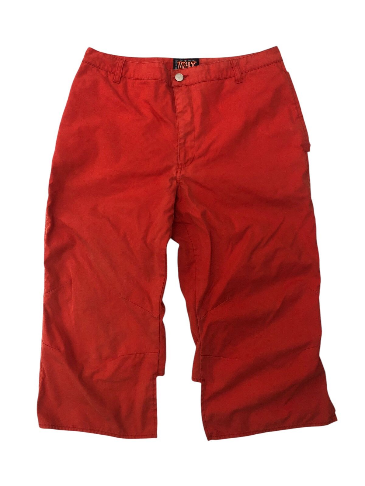 Walter Van Beirendonck RARE 🔥 W. & L.T. ICONIC ORANGE ASYMMETRICAL LEG LENGTH PANT Size US 32 / EU 48 - 1 Thumbnail