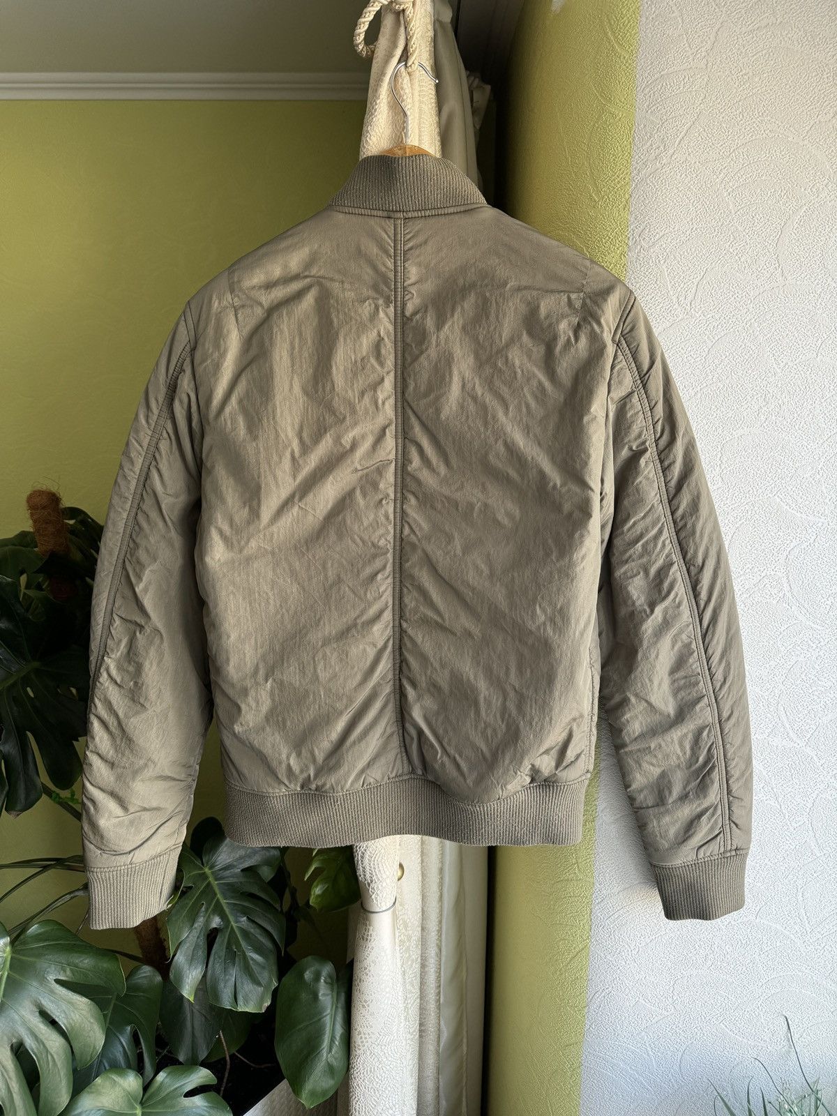 Allsaints AllSaints Nylon Bomber Jacket Khaki Military Avant Garde Size US S / EU 44-46 / 1 - 10 Thumbnail