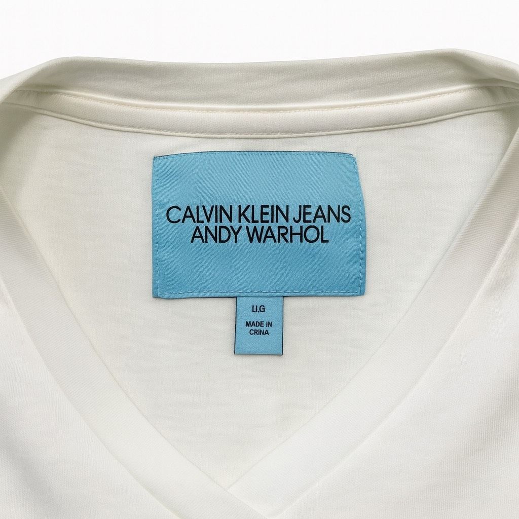 Calvin Klein Calvin Klein Jeans x Andy Warhol Pink Portrait Graphic Tee ( Size L / US 10 / IT 46 - 6 Thumbnail