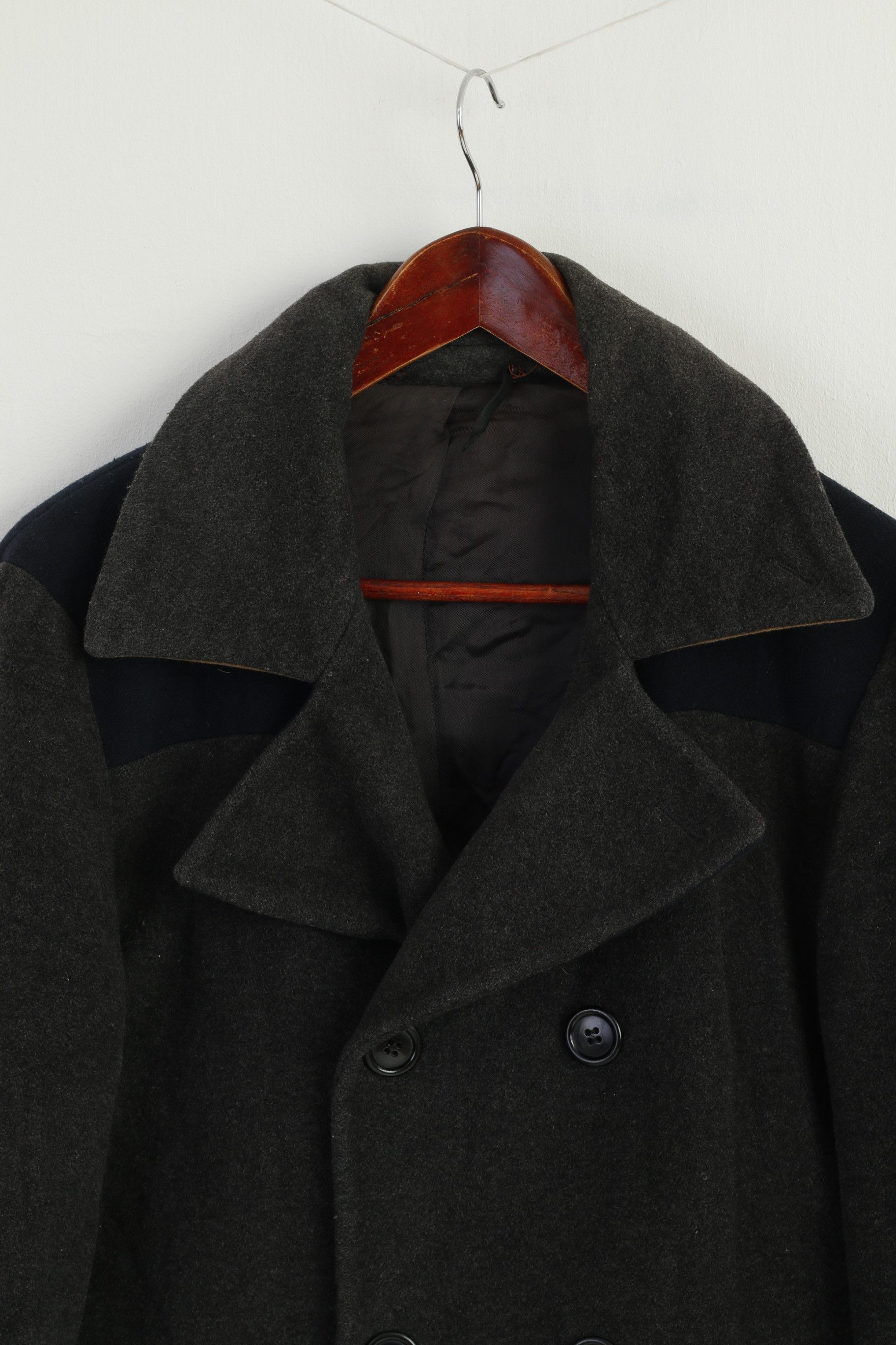 Paul Smith Paul Smith Men M Coat Charcoal Wool Cashmere 8904 Size US M / EU 48-50 / 2 - 2 Thumbnail
