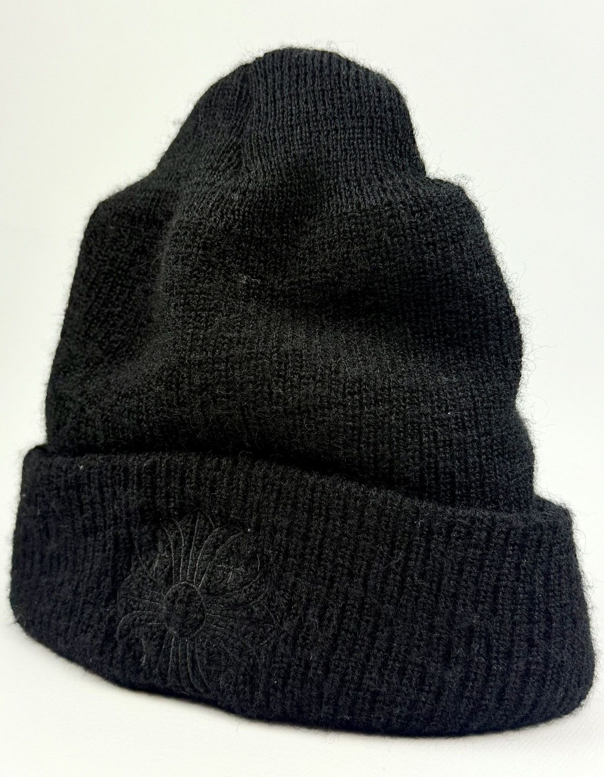 Chrome Hearts Chrome Hearts - + CROSS - Black Wool - Beanie Size ONE SIZE - 3 Thumbnail