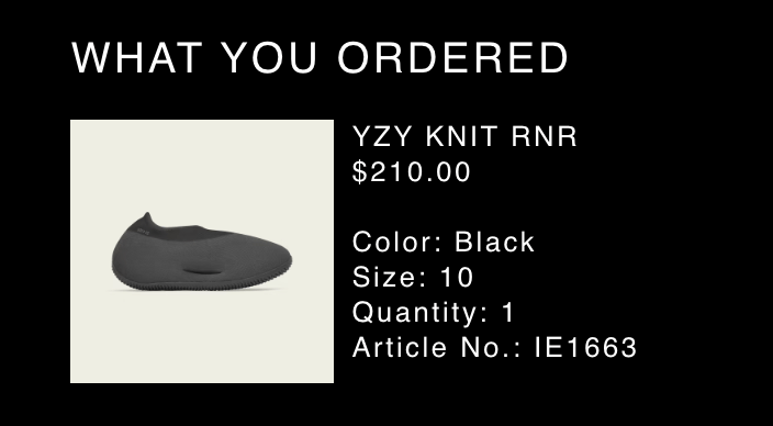 Adidas × Kanye West YEEZY KNIT RUNNER 'STONE ONYX Size US 10 / EU 43 - 3 Thumbnail