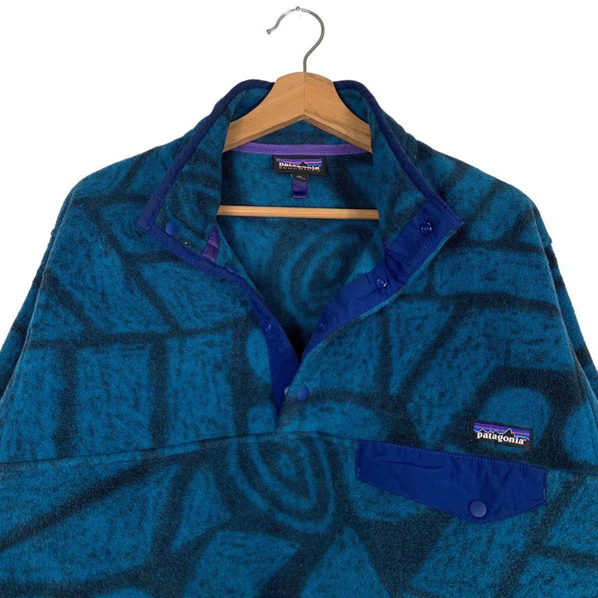 Patagonia PATAGONIA Turtle Neck Half Snap Button Fleece #0586-C27 Size US M / EU 48-50 / 2 - 10 Thumbnail