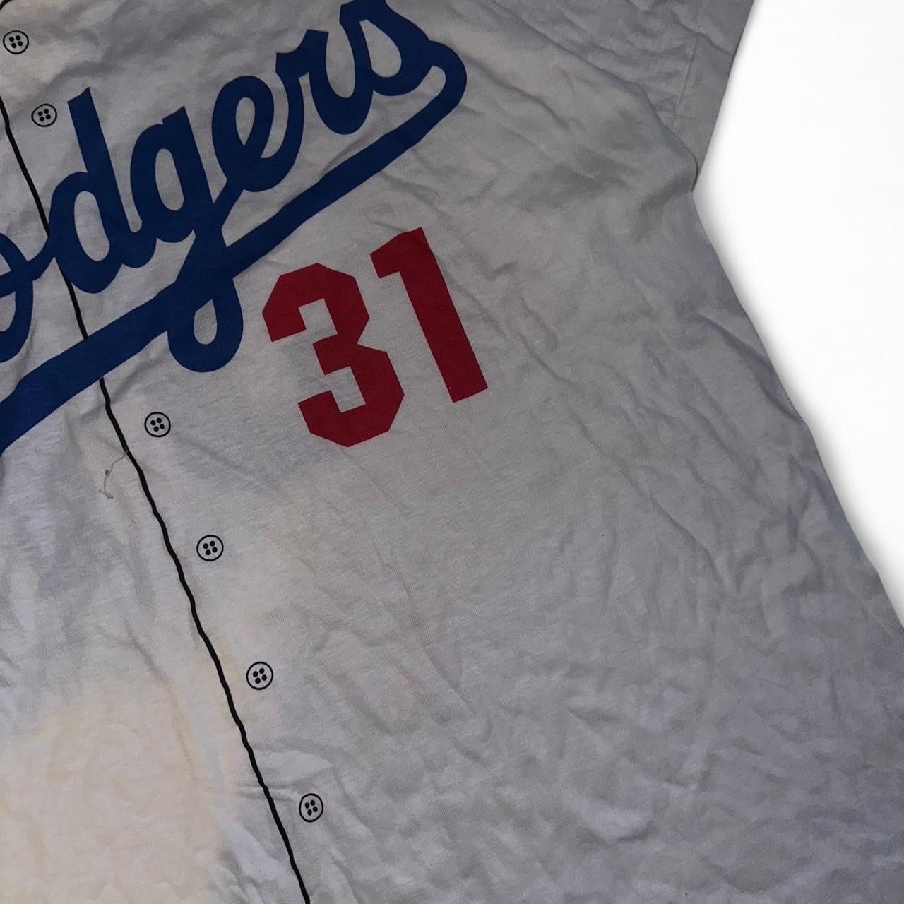 MLB Vintage 90s single stitch dodgers piazza jersey Size US L / EU 52-54 / 3 - 5 Thumbnail