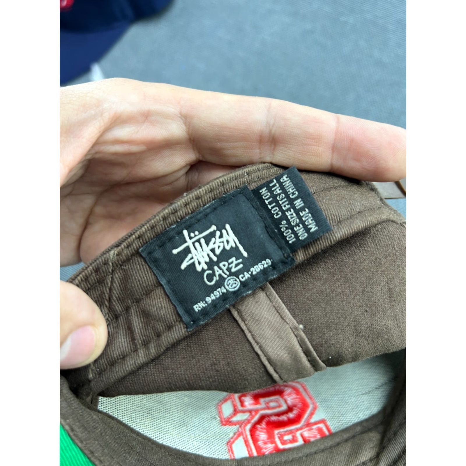 Logo 7 STUSSY S Logo Brown Baseball Cap One Size Adjustable Hat Unisex Adults Canvas 100% Cotton Vintage? (no) Size ONE SIZE - 5 Thumbnail