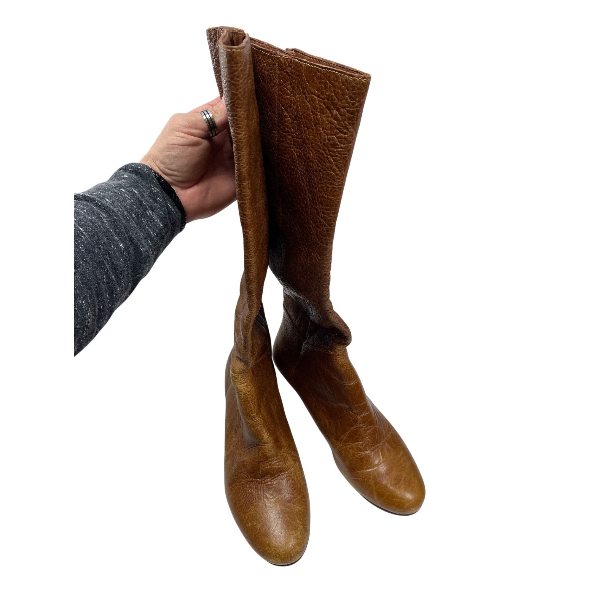 Steve Madden Steven by Steven VTG brown wms brown leather riding Equest b Size US 8 / IT 38 - 6 Thumbnail