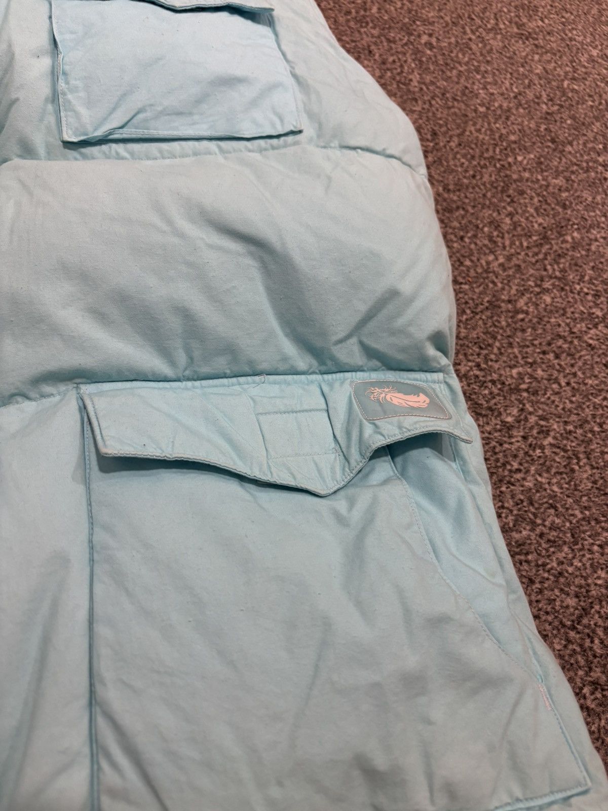 Japanese Brand × Vintage Vintage Baby Blue Puffer Vest Size US L / EU 52-54 / 3 - 3 Thumbnail