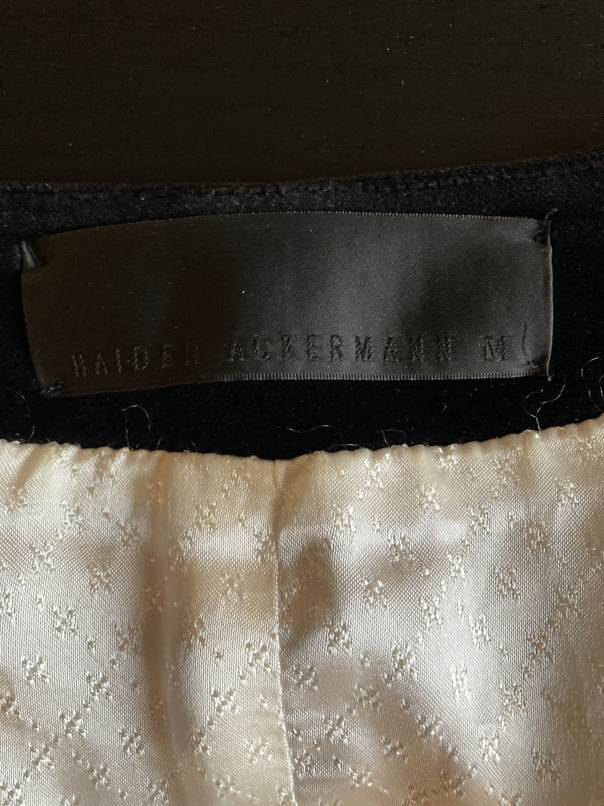 Haider Ackermann FW14 Black Velvet Vest M Size 38R - 3 Thumbnail