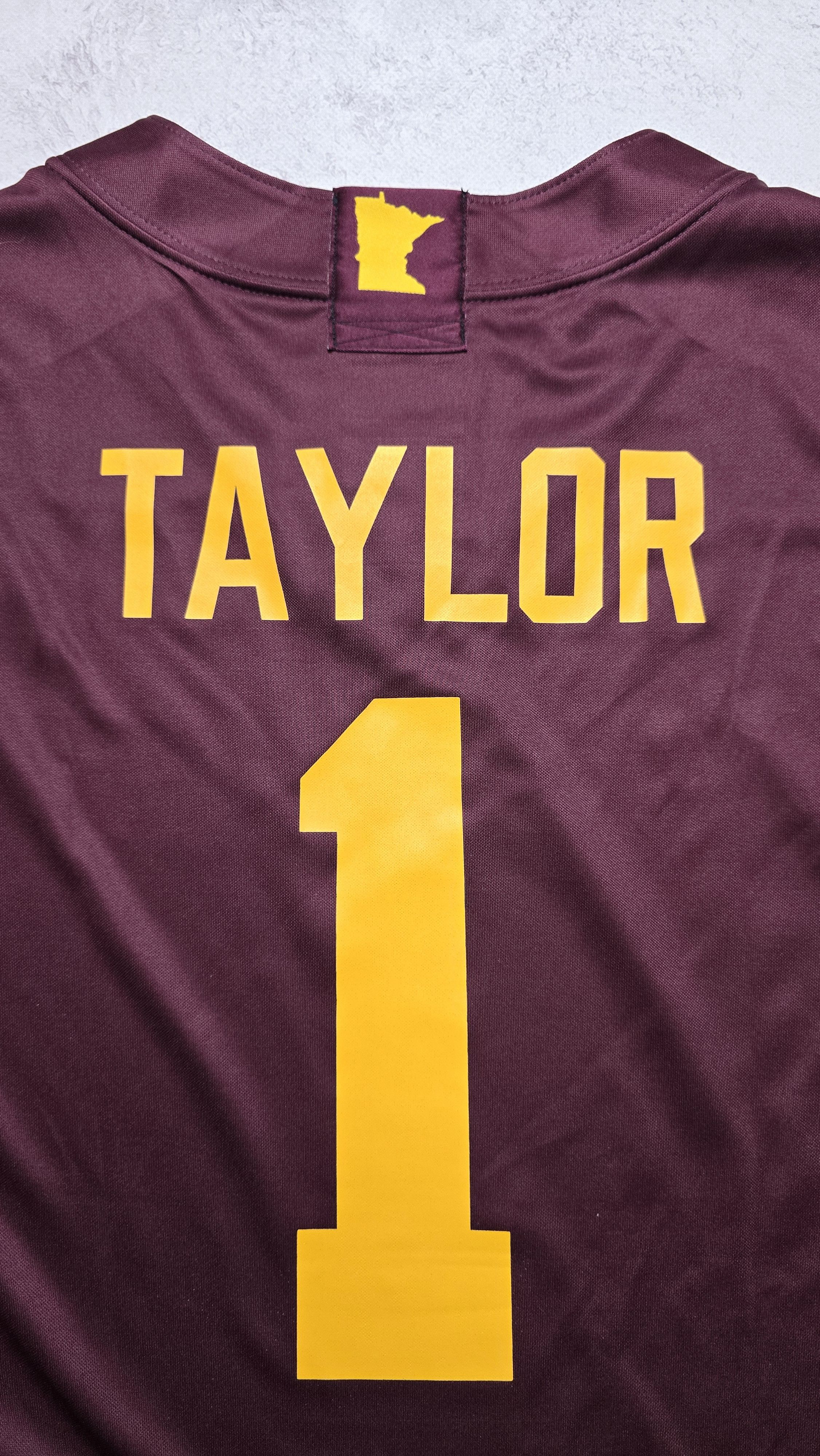 Nike Taylor Minnesota Golden Gophers NIL Game Jersey Maroon Size US M / EU 48-50 / 2 - 5 Thumbnail