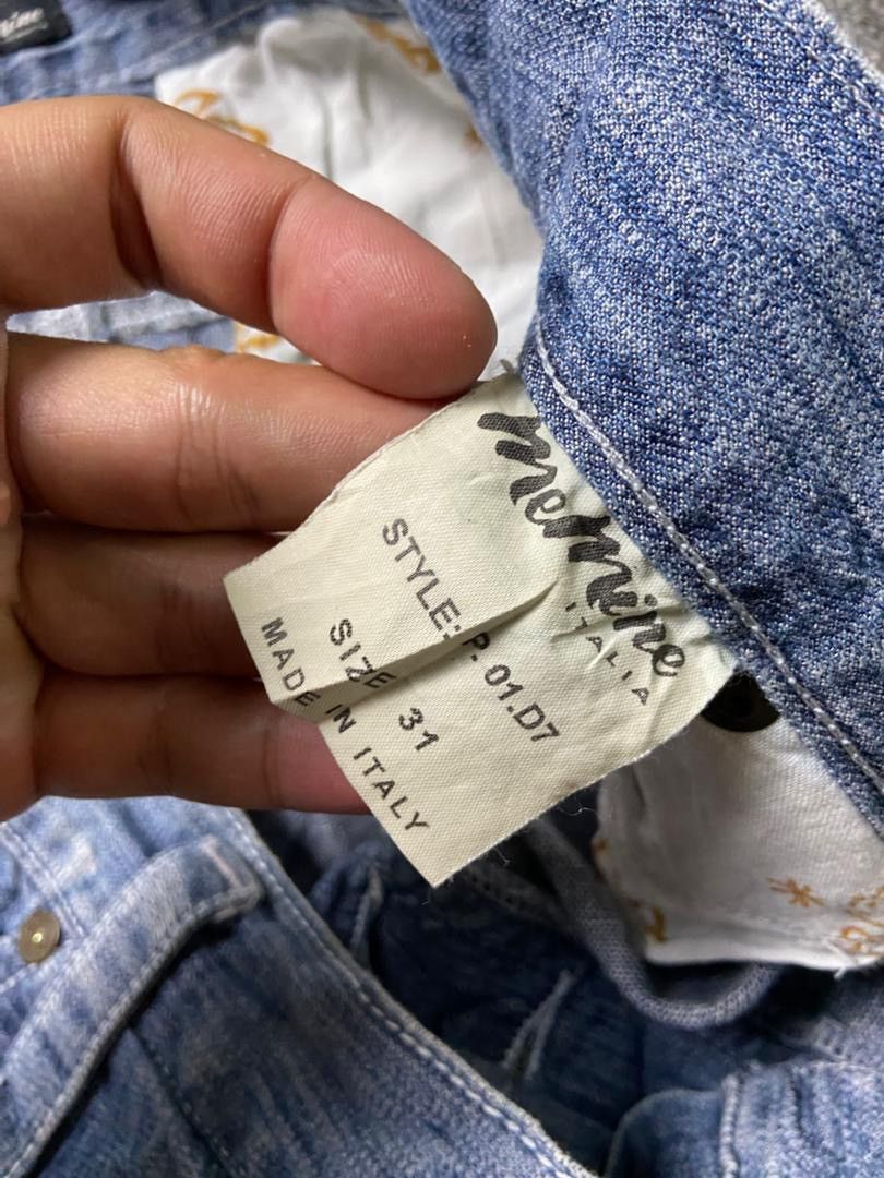 Japanese Brand MEMINE Japanese Brand Cropped Jeans (186) Size US 32 / EU 48 - 7 Thumbnail