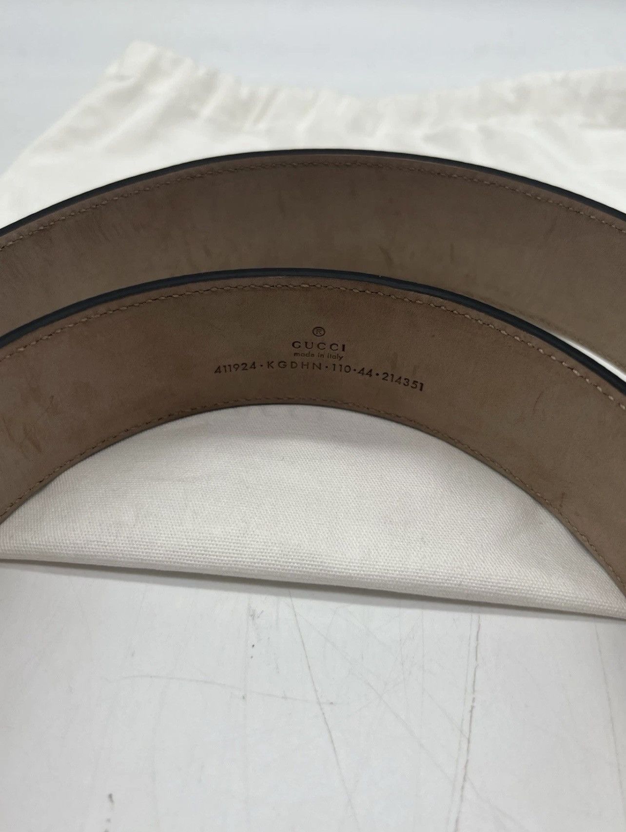 Gucci Brand New Gucci GG Logo Belt Monogram Size 110cm RRP $500 Size ONE SIZE - 3 Thumbnail