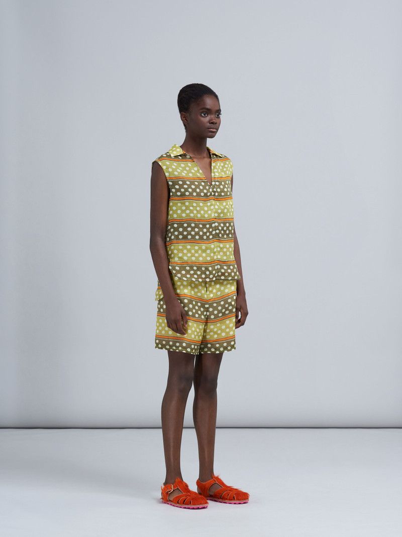 Marni o1y1125 Blouse in Multicolor Size M / US 6-8 / IT 42-44 - 5 Thumbnail