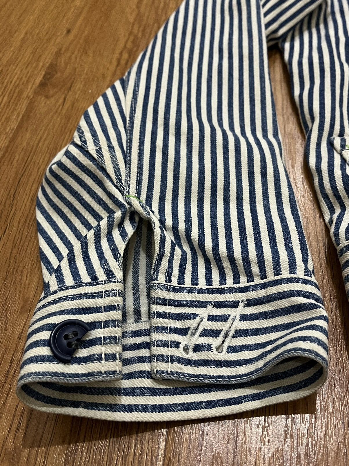 Vintage True Vintage 60s Workroom Hickory Stripe Work Jacket Size US L / EU 52-54 / 3 - 10 Thumbnail