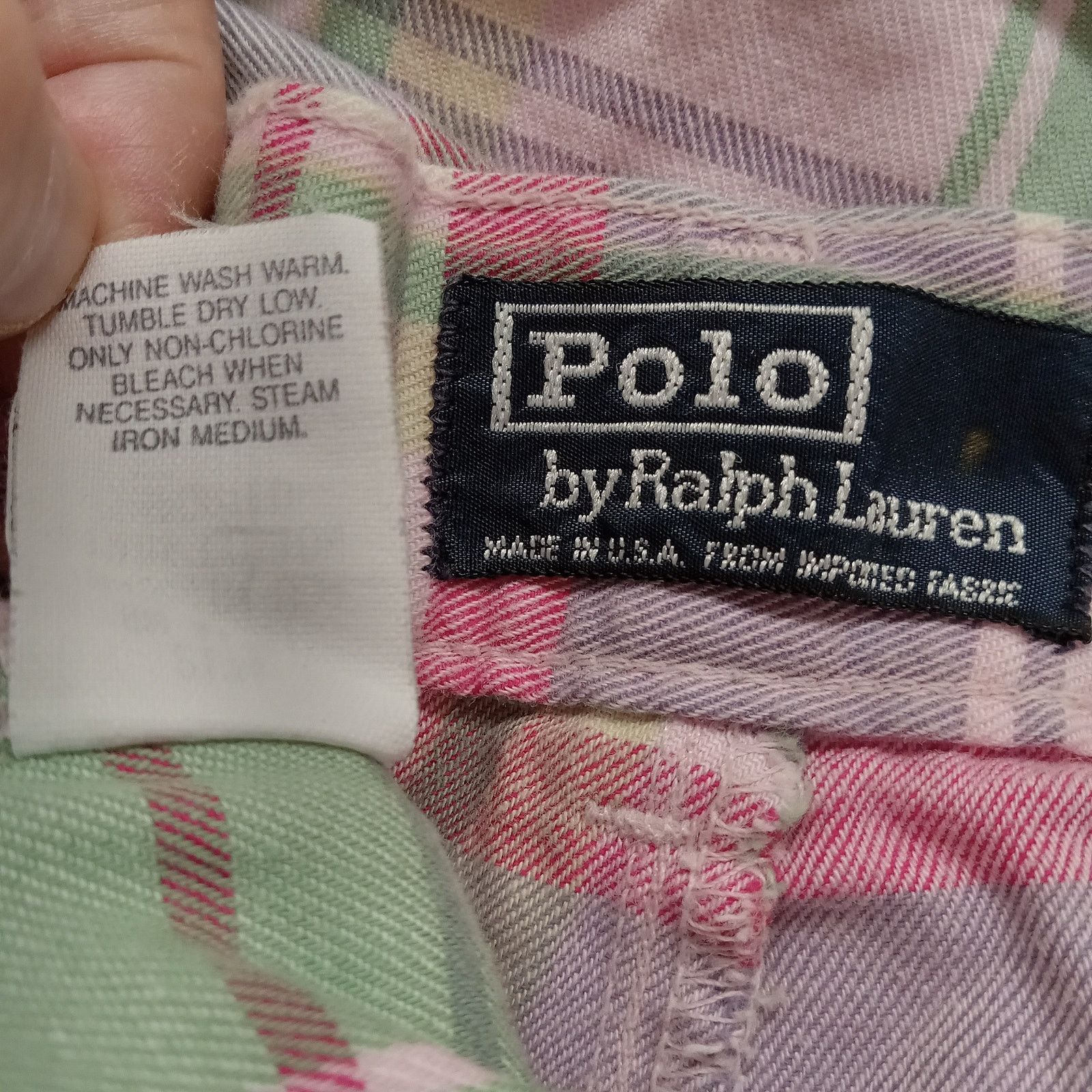Polo Ralph Lauren Vintage Polo Shorts 36 Men's Ralph Lauren Bermuda Plaid USA Size US 36 / EU 52 - 6 Thumbnail