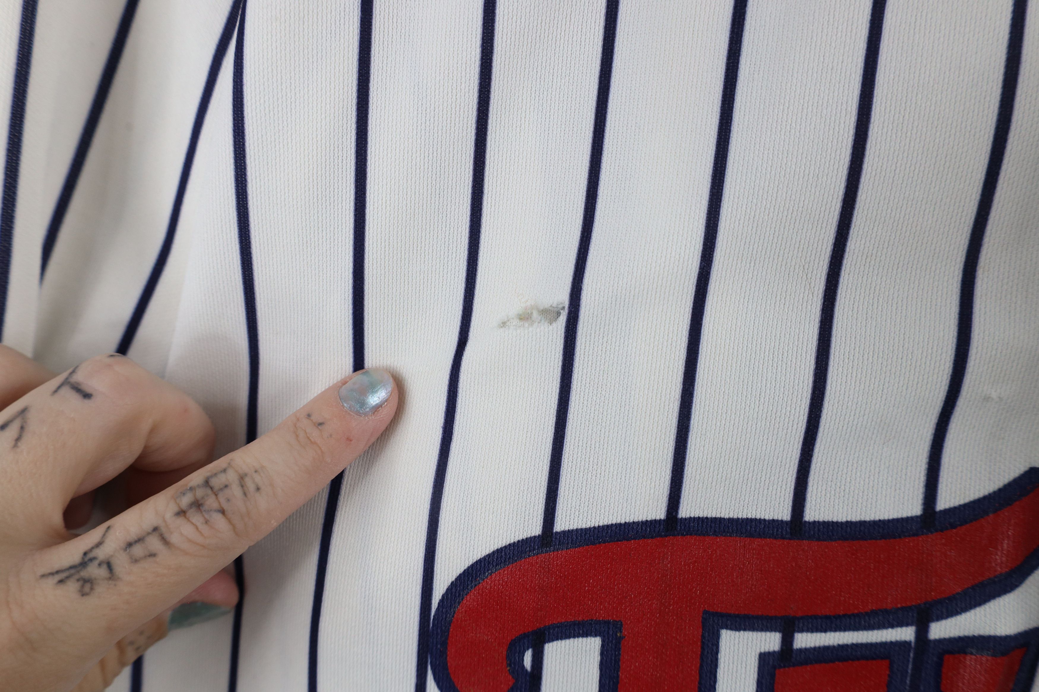 Vintage Vintage 90s Out Striped Minnesota Twins Baseball Jersey Size US XL / EU 56 / 4 - 5 Thumbnail