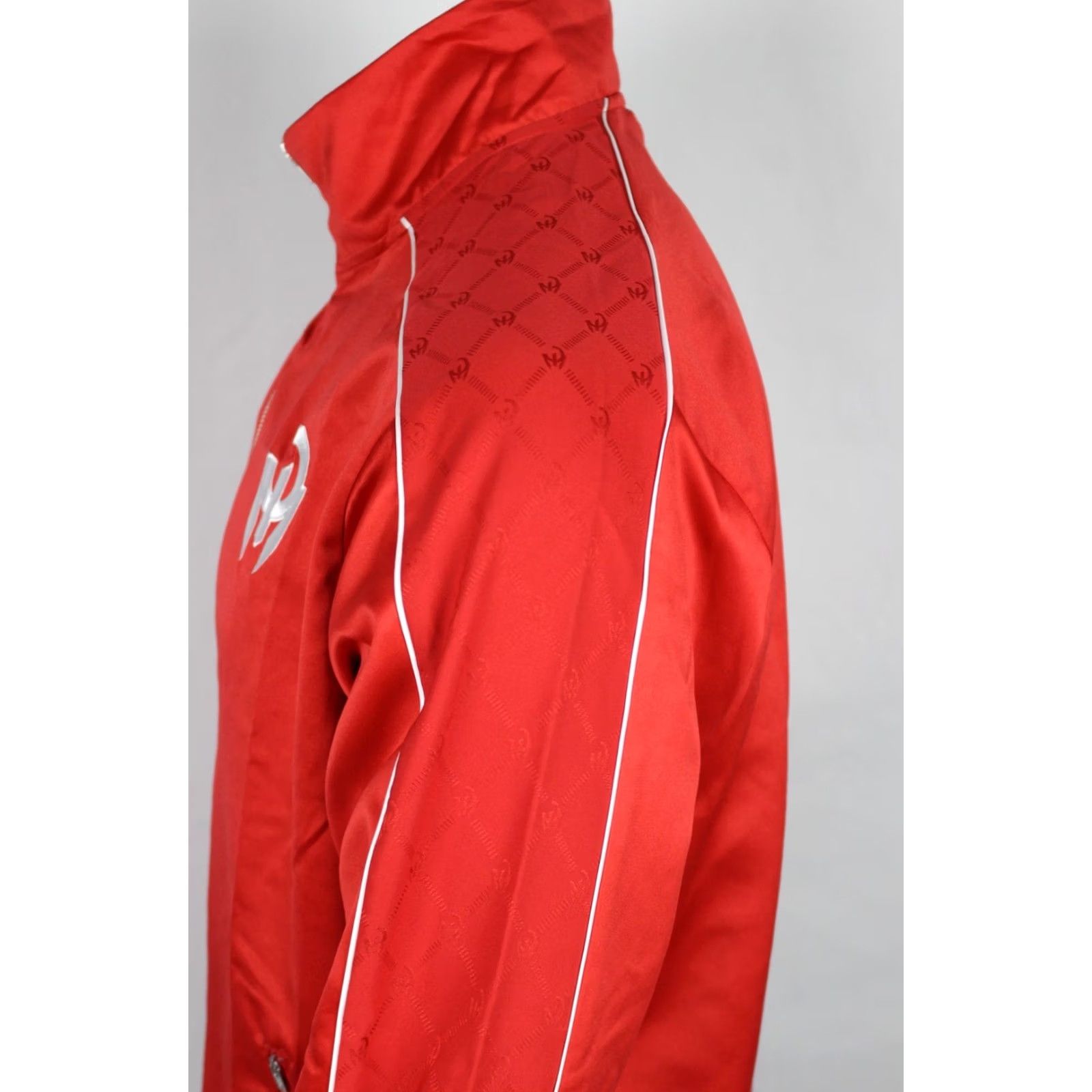Adidas Adidas Mahomes Satin Track Jacket Mens L Red College JE4332 Size US L / EU 52-54 / 3 - 3 Thumbnail
