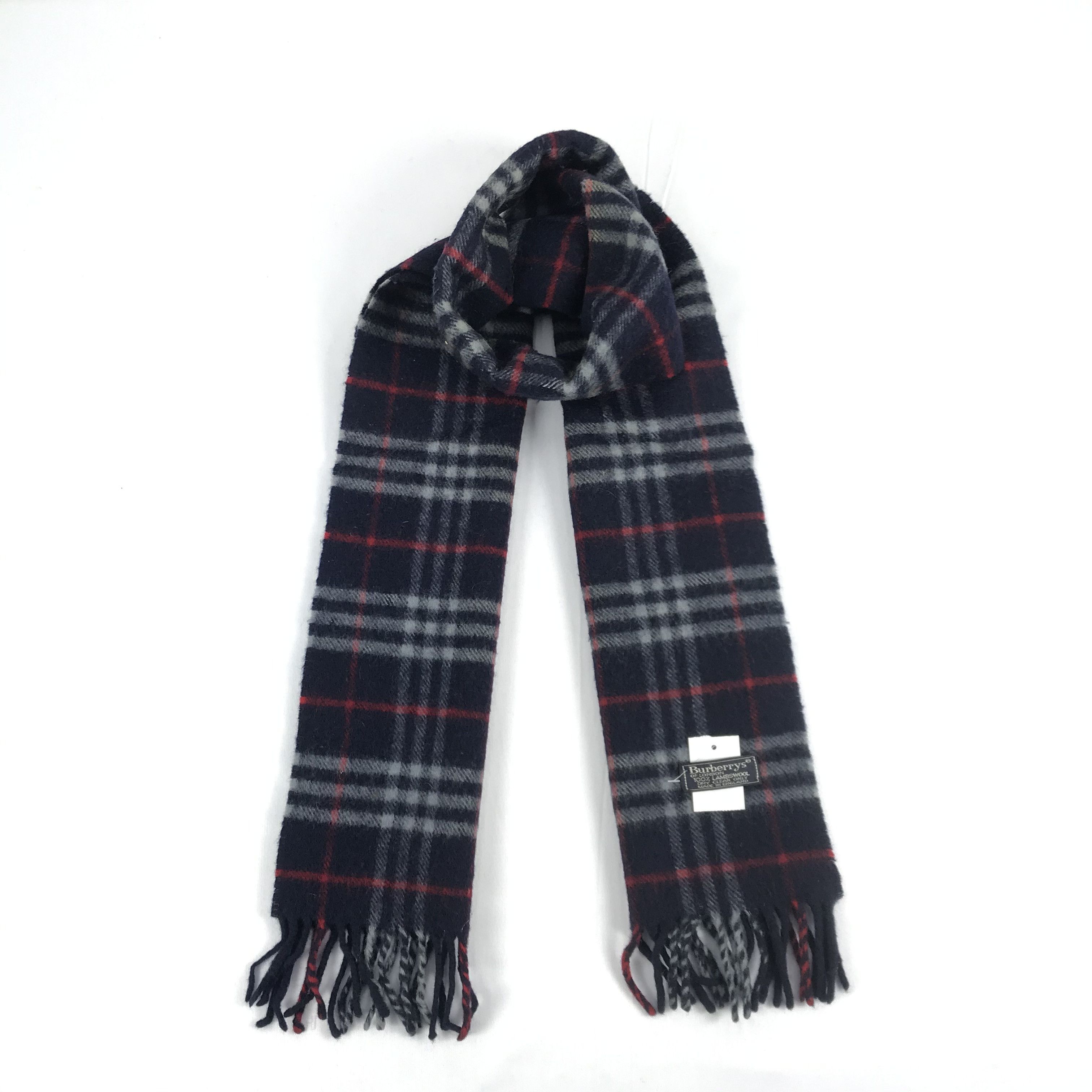 Burberry Vintage Burberry Scarf Muffler Wool Cashmere Scarves Size ONE SIZE - 1 Thumbnail