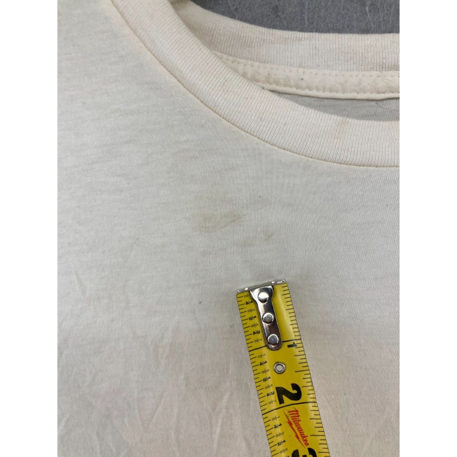 J Brand Brixon TShirt Mens Large Ivory Graphic Print Crew Neck City Classic Manufacturing Promo Shirt Adults Men Size US L / EU 52-54 / 3 - 4 Thumbnail
