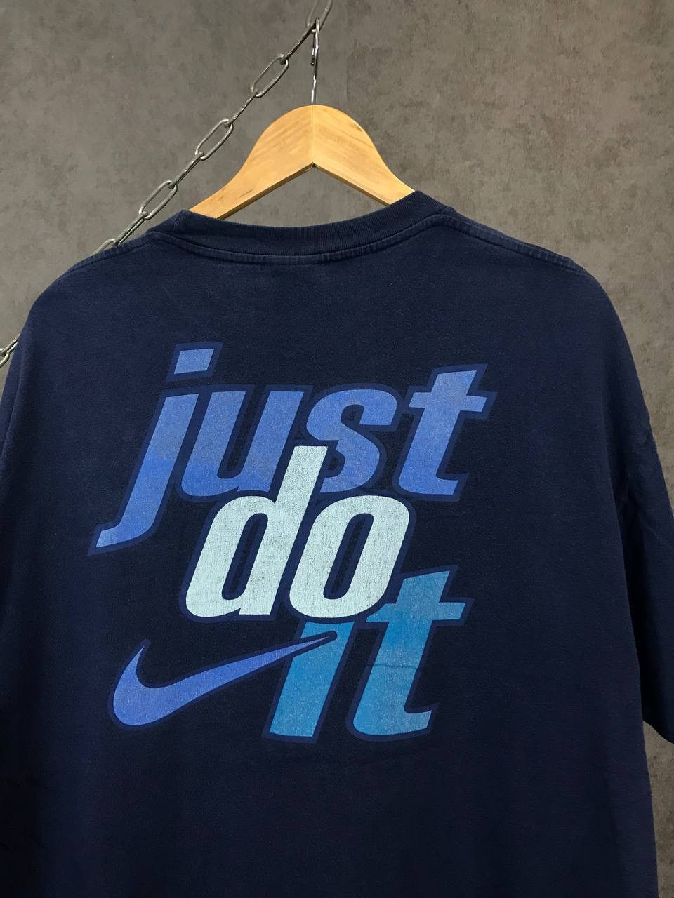 Nike × Vintage Nike Just Do It vintage big logo center logo tee Size US XL / EU 56 / 4 - 7 Thumbnail