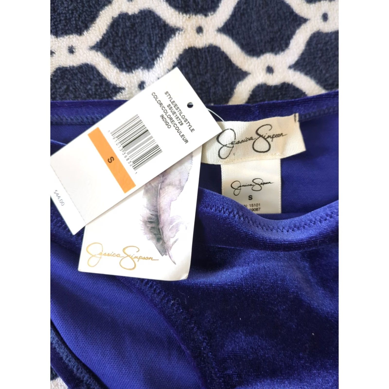 Jessica Simpson Jessica Simpson Bathing Suit Bottom Womens S Indigo NWT Blue Size 28" / US 6 / IT 42 - 3 Thumbnail