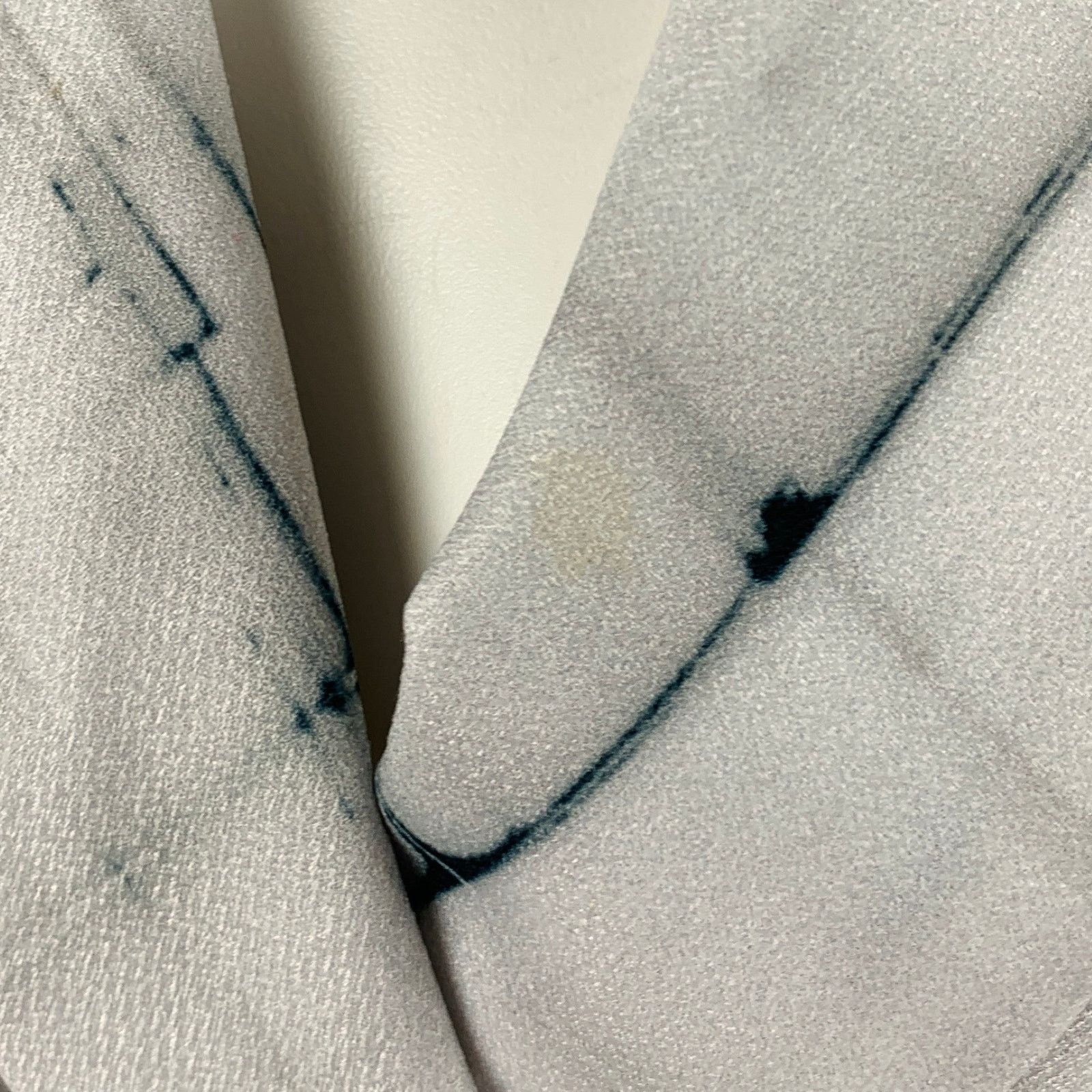 Other SIMON CHANG Size 6 White Grey Polyester Blend Squares Jacket Size M / US 6-8 / IT 42-44 - 6 Thumbnail