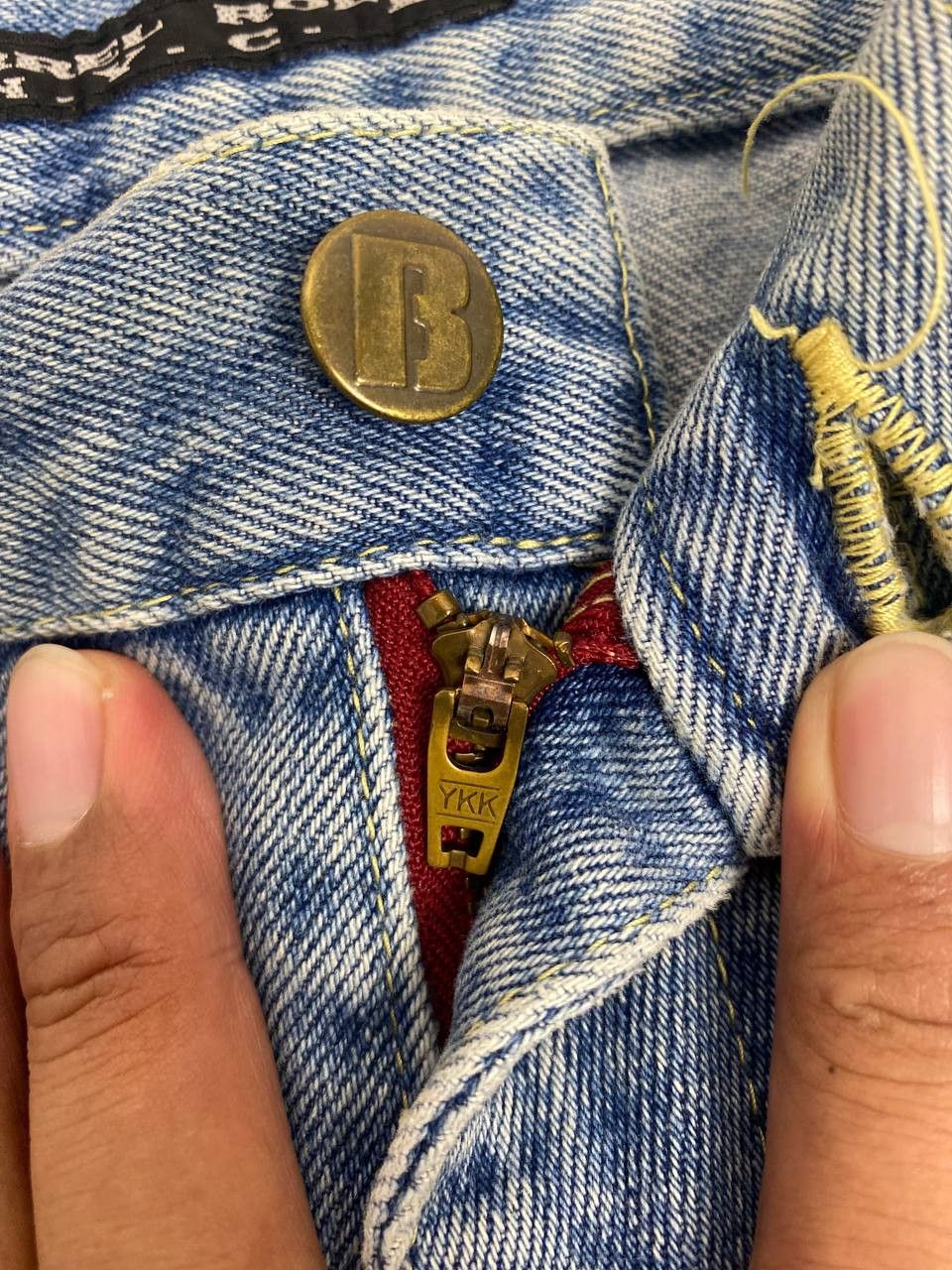 JNCO barrel roll nyc baggy jeans nice design Size US 31 - 11 Thumbnail