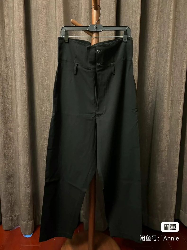 Yohji Yamamoto Yohji Yamamoto size 2 Black cotton suspenders pants 2505-N Size US 28 / EU 44 - 3 Thumbnail