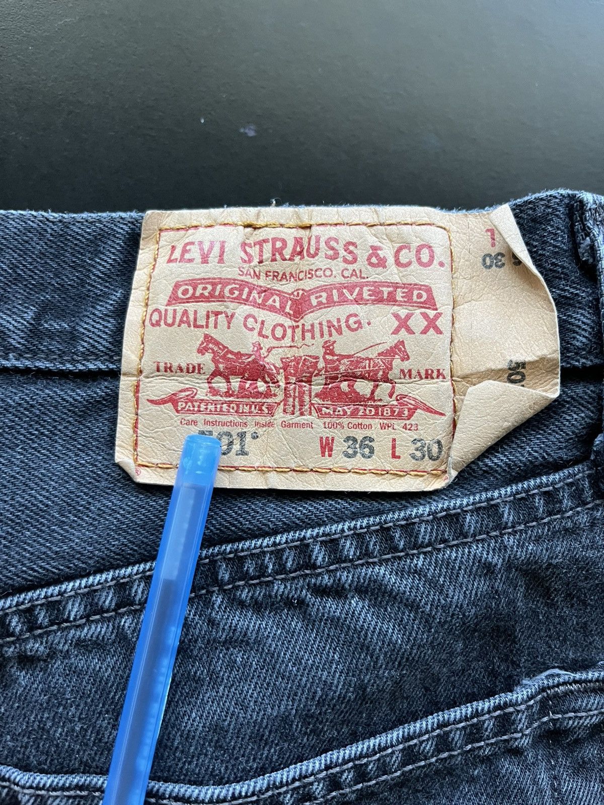 Levi's × Vintage Vintage Levi’s 501 jeans Size US 34 / EU 50 - 3 Thumbnail