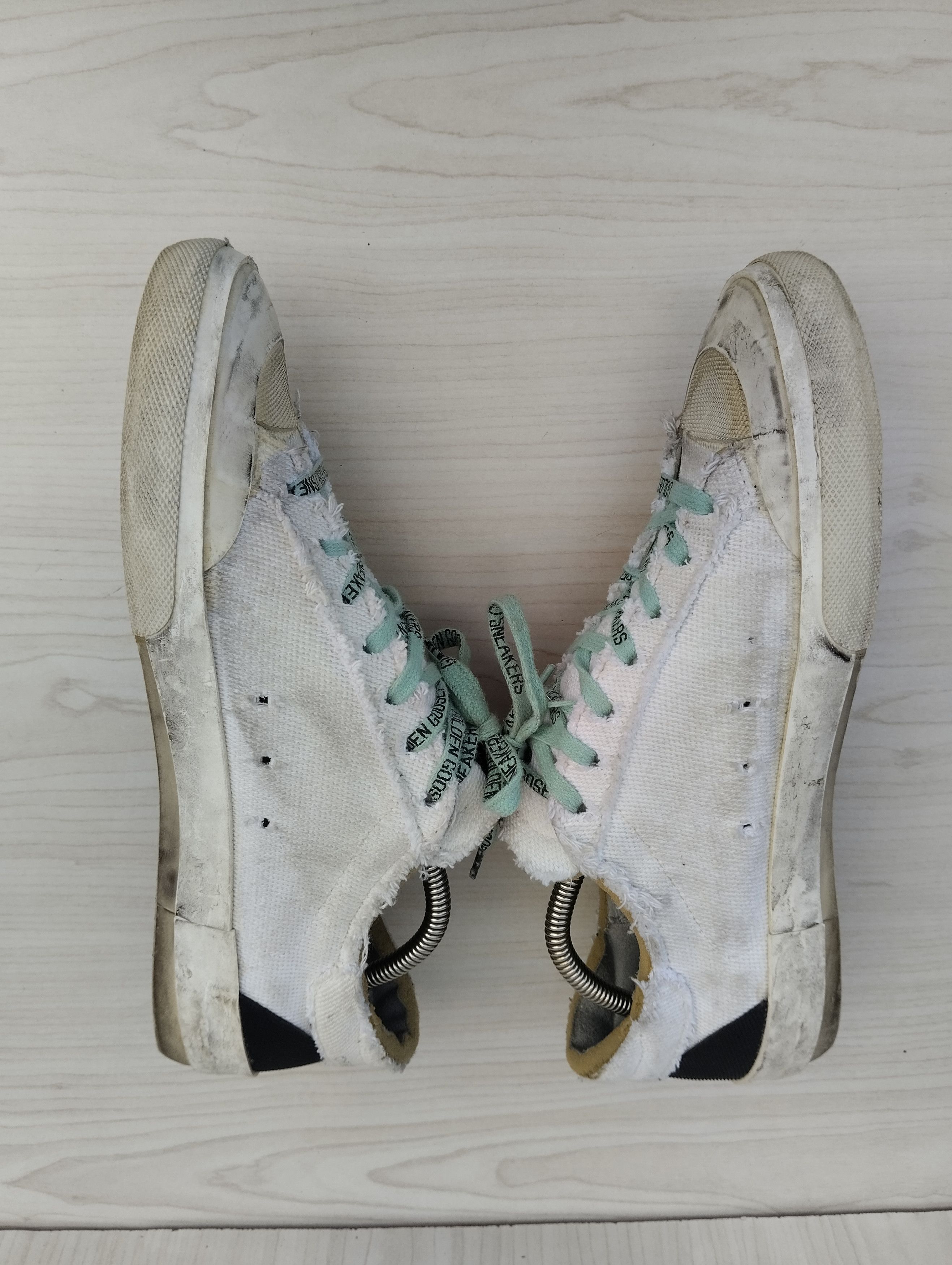 Golden Goose Golden Goose White Canvas Super Size US 9 / EU 42 - 5 Thumbnail
