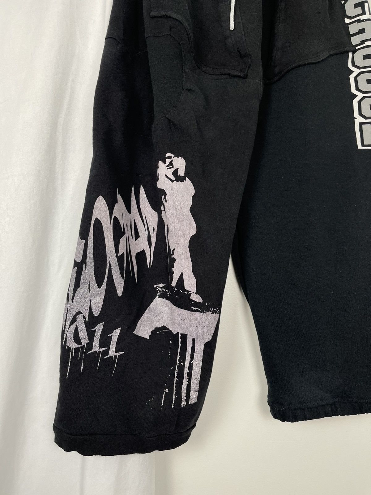 Chorley UpCycled Draped Hoodie Baggy Patchwork Sweatpants Size US 34 / EU 50 - 3 Thumbnail
