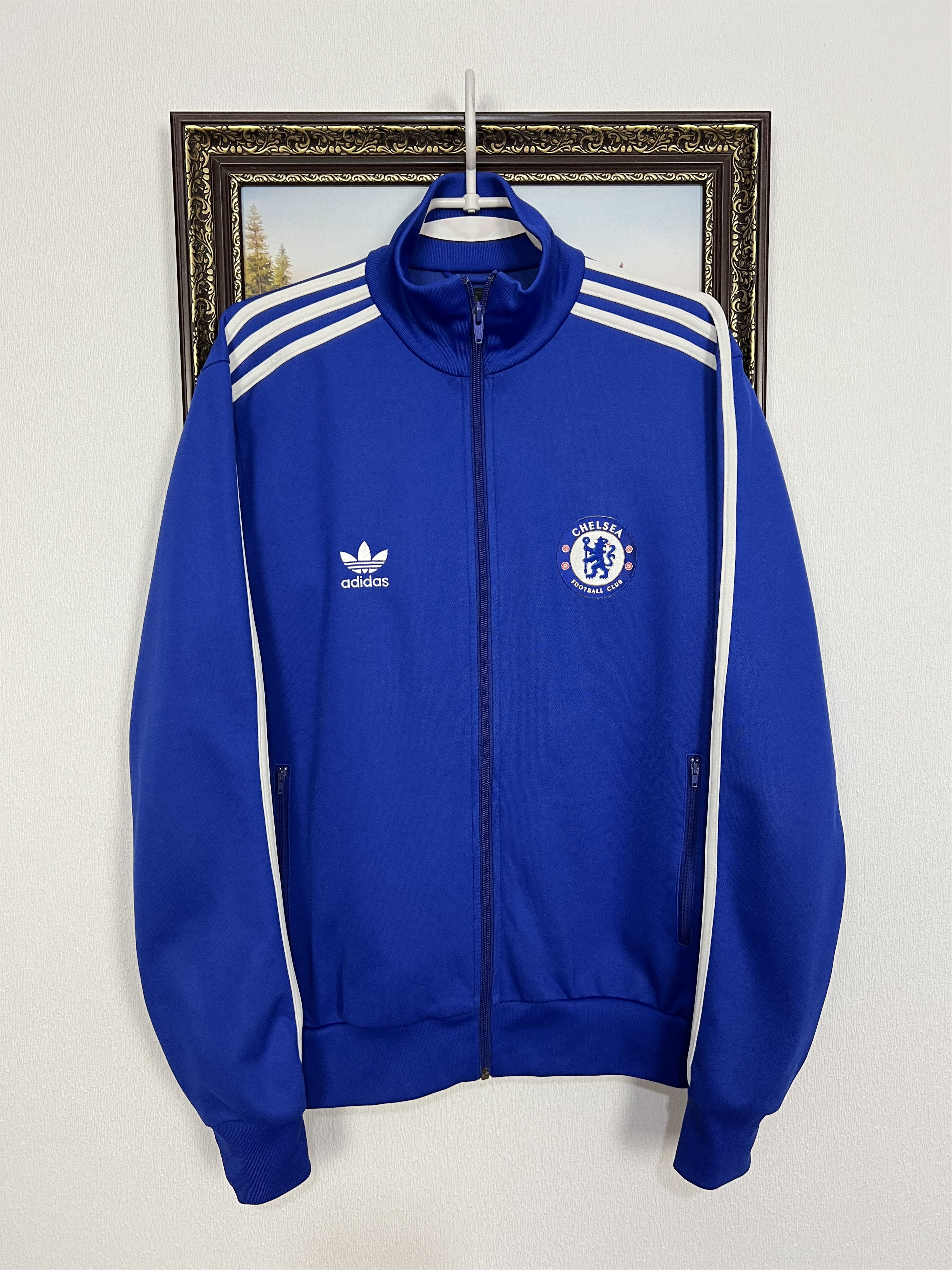 Adidas Vintage Originals Chelsea Football Jacket Soccer Track Top Size US M / EU 48-50 / 2 - 1 Thumbnail