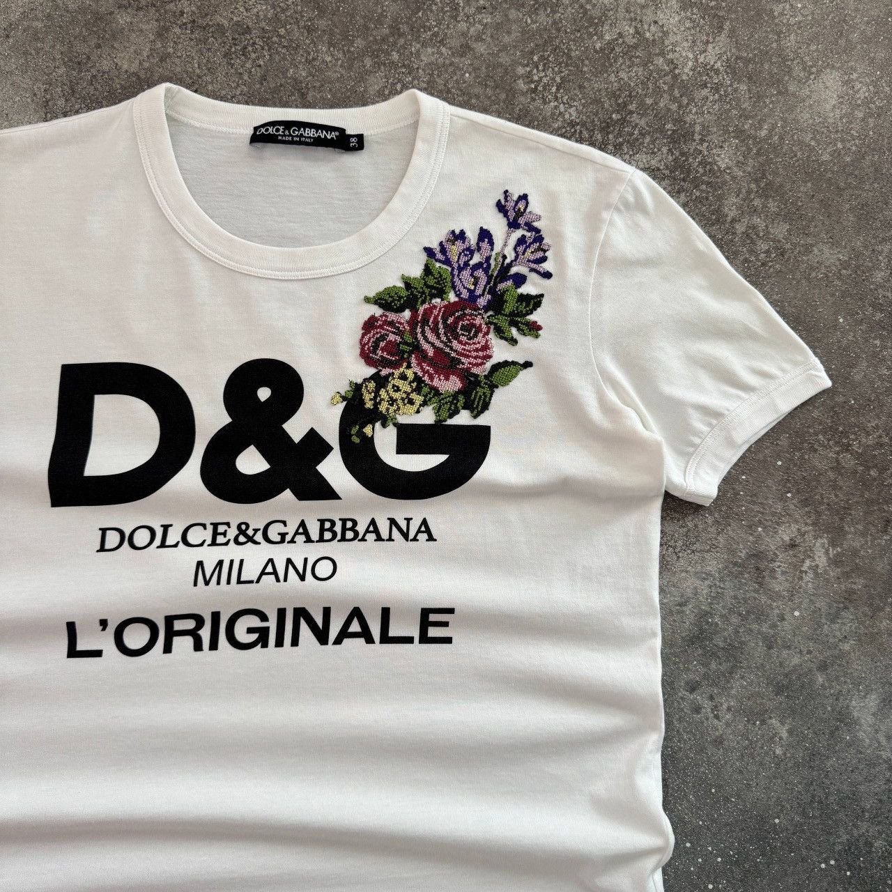 Dolce & Gabbana Dolce & Gabbana Vintage Big Logo T-Shirt Size M / US 6-8 / IT 42-44 - 4 Thumbnail