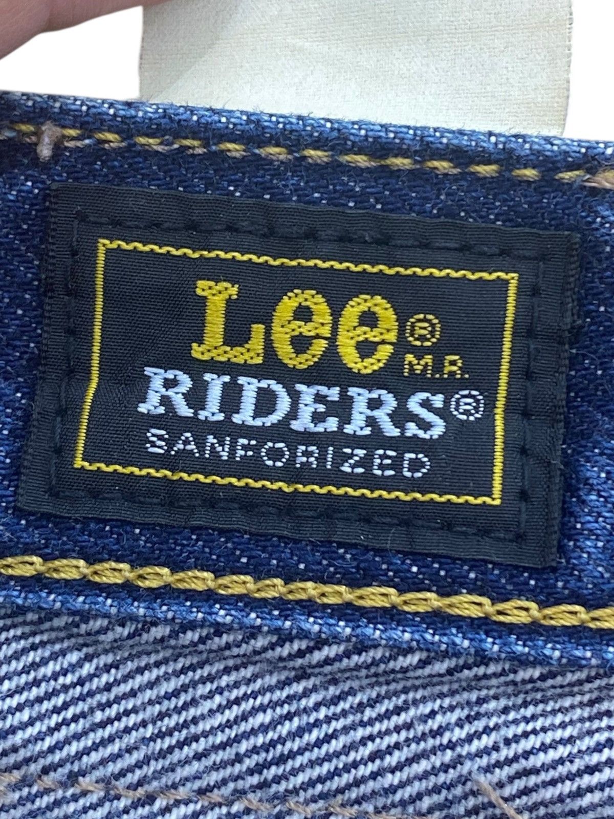 Lee Lee Riders Faded Dark Wash Style Loose Jeans Size US 30 / EU 46 - 12 Thumbnail