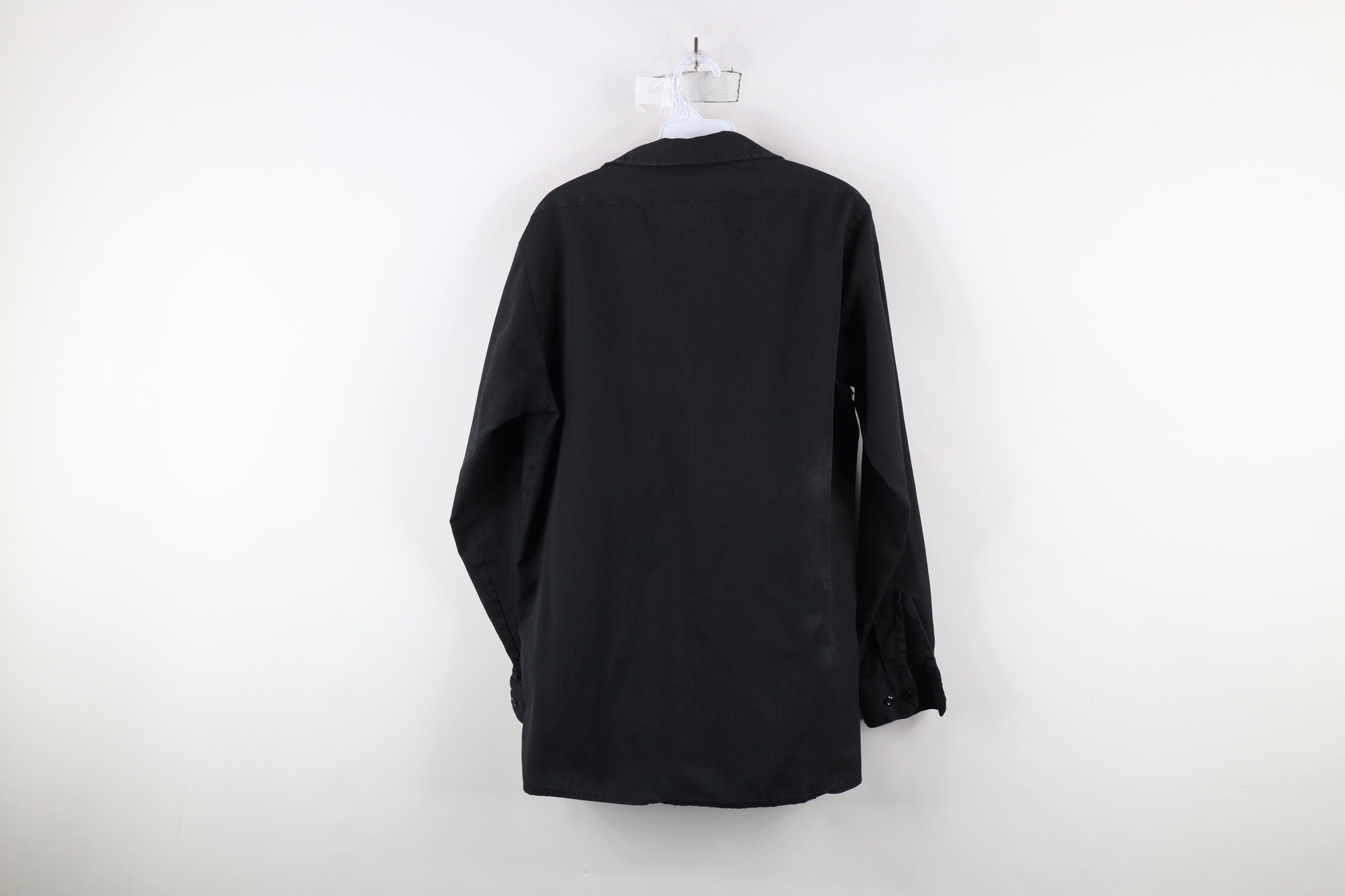 Dickies × Vintage Vintage 90s Dickies Workwear Button Shirt Black USA Size US M / EU 48-50 / 2 - 13 Thumbnail