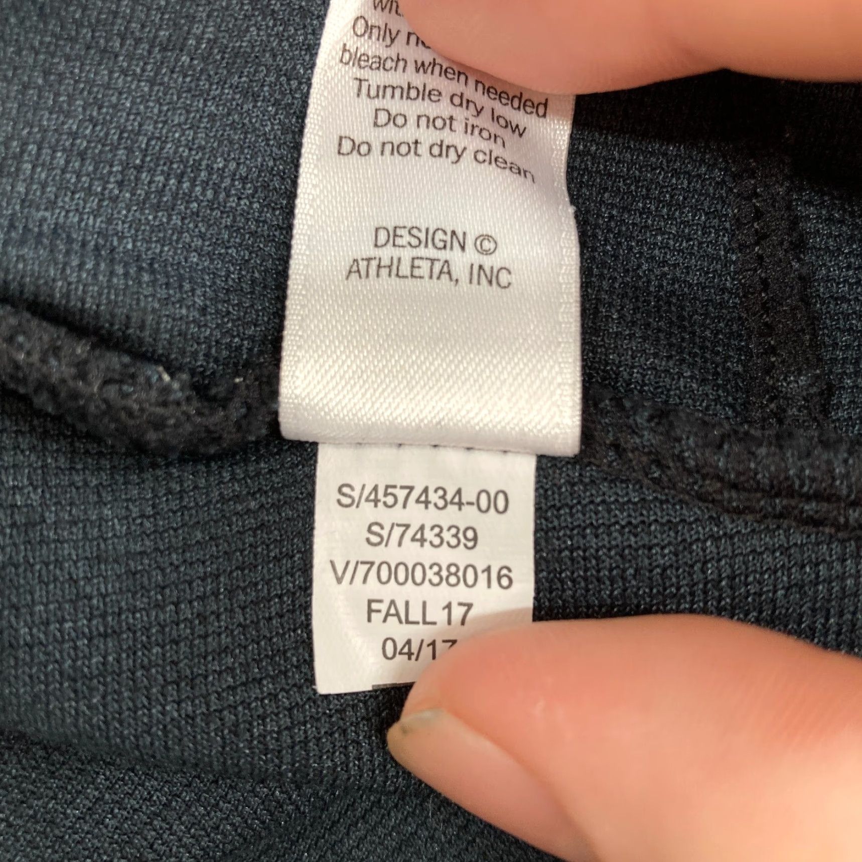 Athleta Athleta Leggings Women's Small Black Corduroy Metro High Rise Stretch City Style Ankle Activewear Dress Comfort Coatroom? Size 28" / US 6 / IT 42 - 6 Thumbnail
