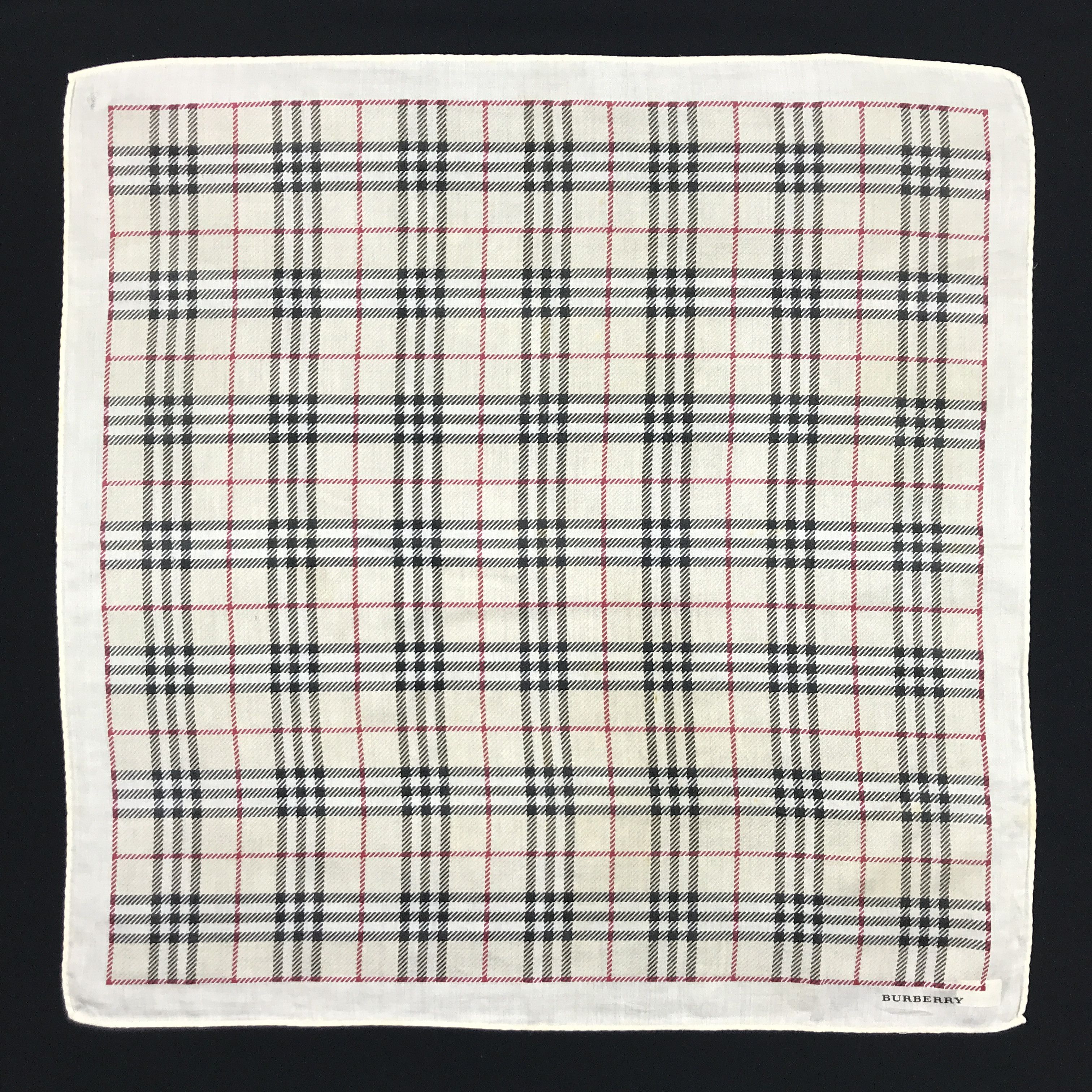 Burberry × Vintage Vintage Burberry Bandana Neckerchief Handkerchief Size ONE SIZE - 1 Thumbnail