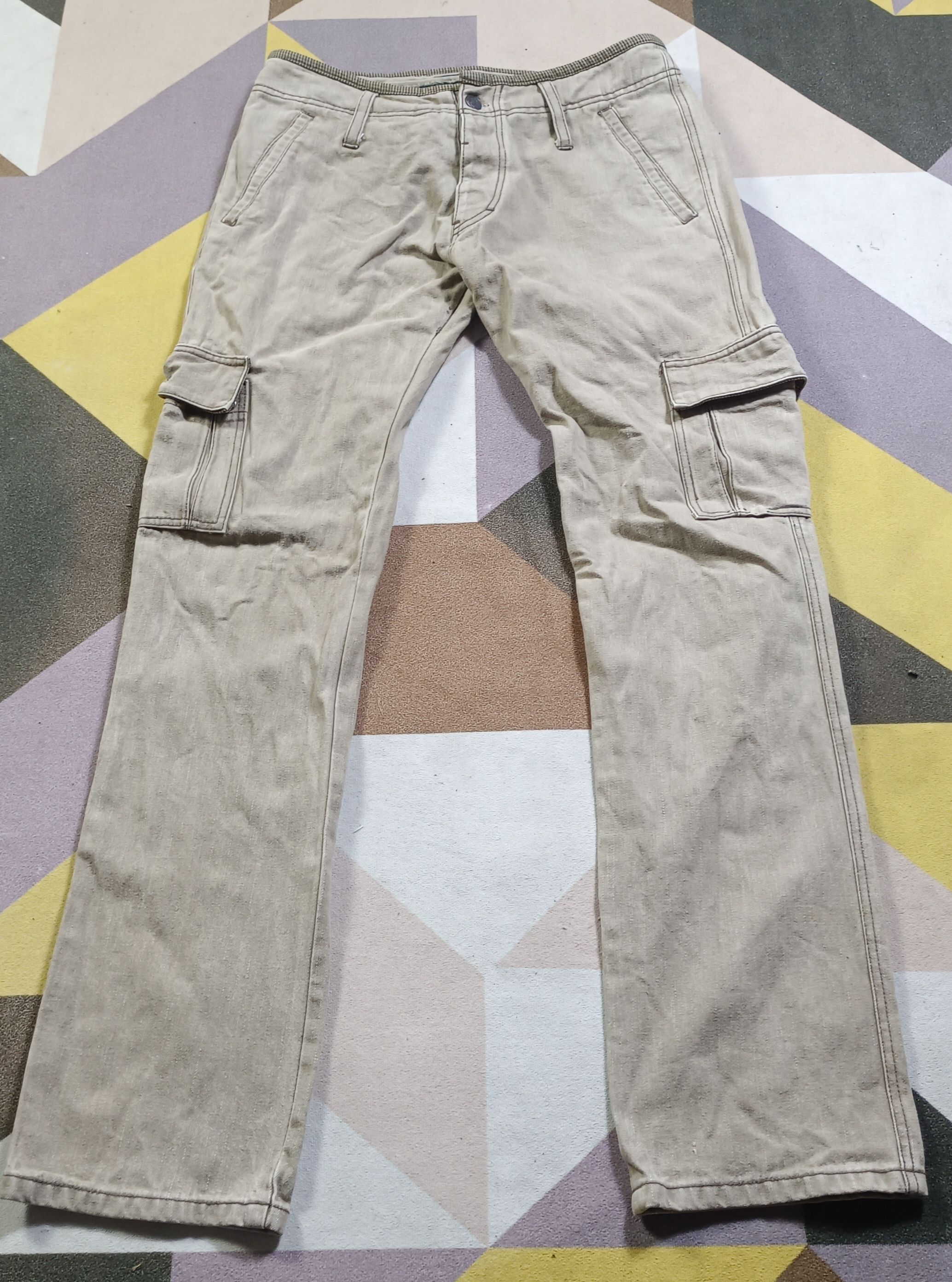 Other UK SizeNext Cargo Pants Button Graphic Design Made In UK Size US 31 - 5 Thumbnail