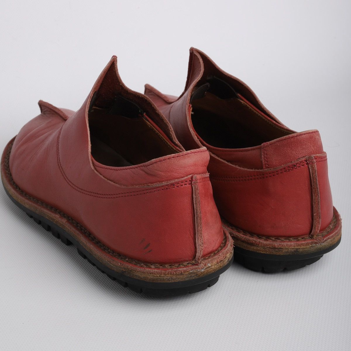 Trippen Trippen Leather Red Shoes Avantgarde Low Size US 11 / IT 41 - 9 Thumbnail